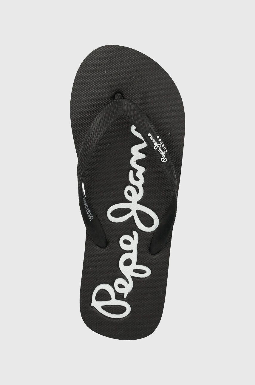 Pepe Jeans Japonke BAY BEACH moške črna barva PMS70128 - Pepit.si