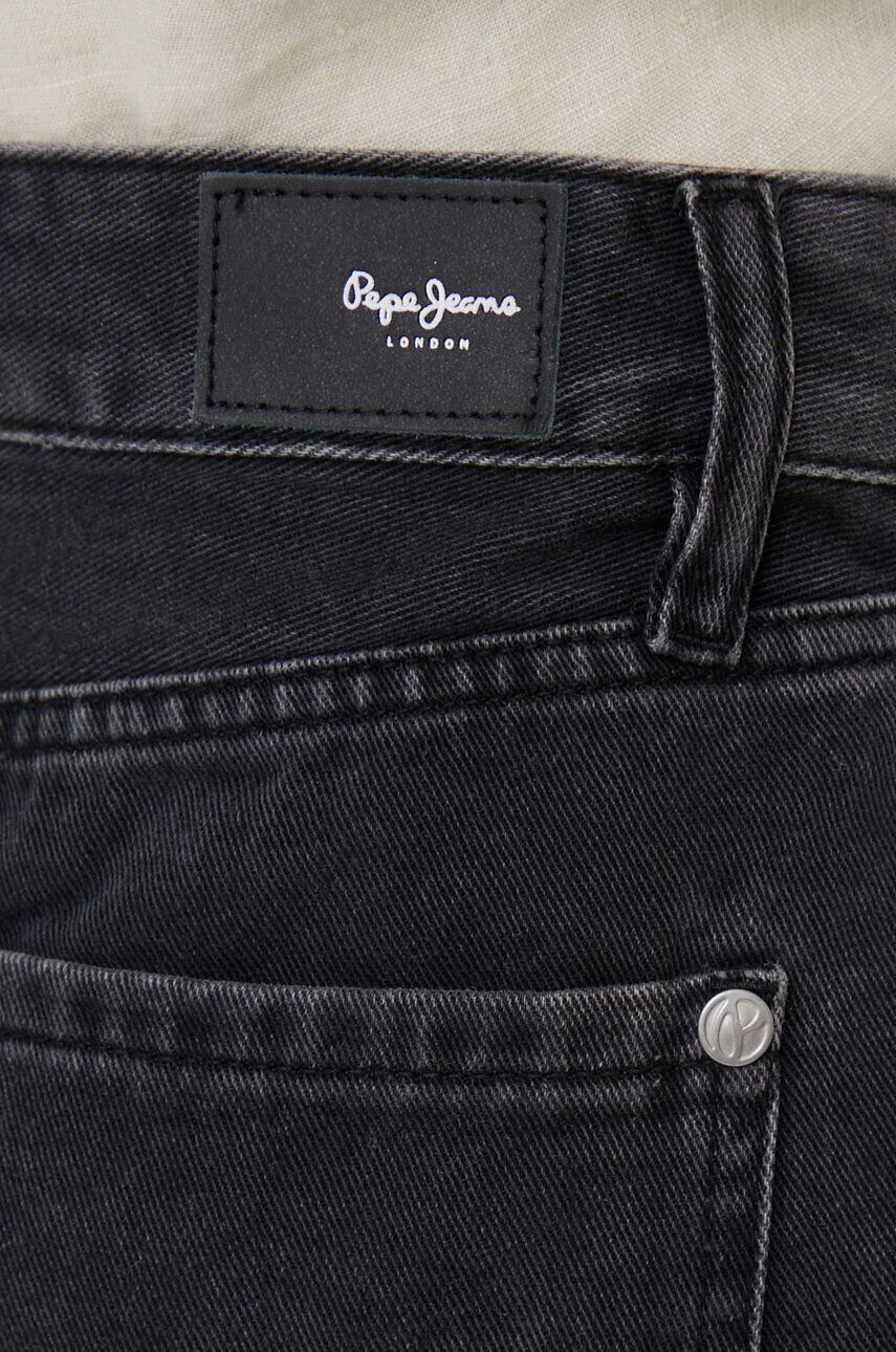 Pepe Jeans Jeans kratke hlače Suzie ženske črna barva - Pepit.si