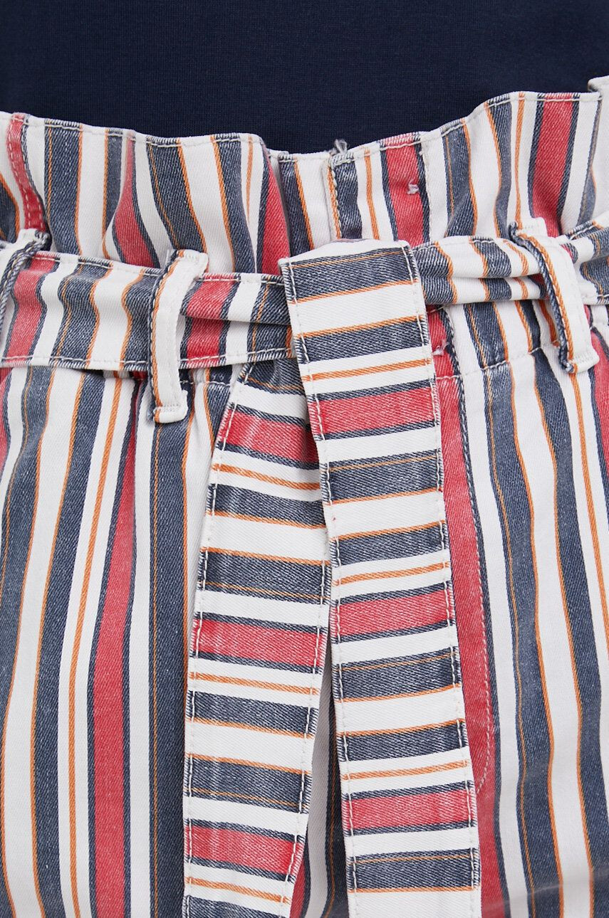 Pepe Jeans Kratke hlače iz jeansa Phoebe Stripe žensko - Pepit.si