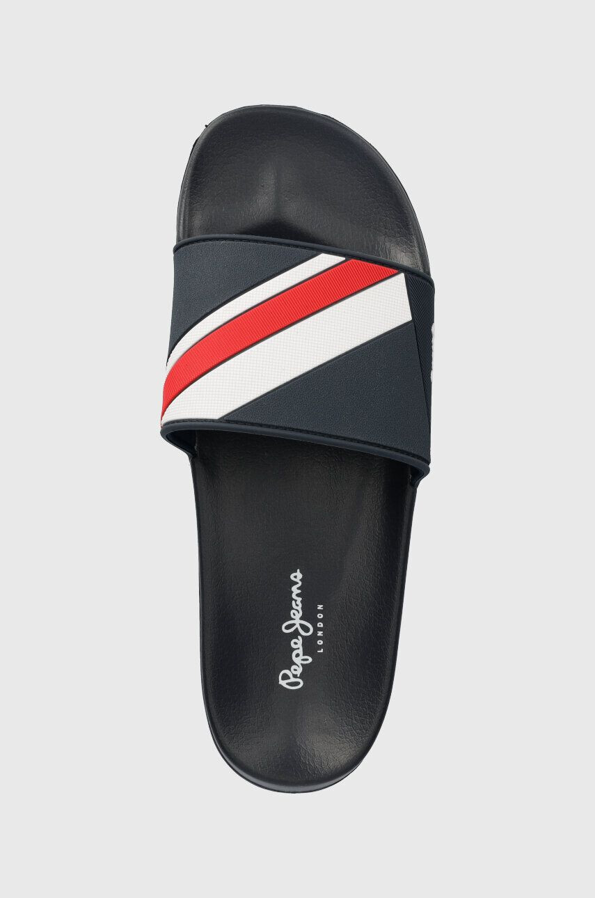 Pepe Jeans Natikači SLIDER moški mornarsko modra barva PMS70125 - Pepit.si