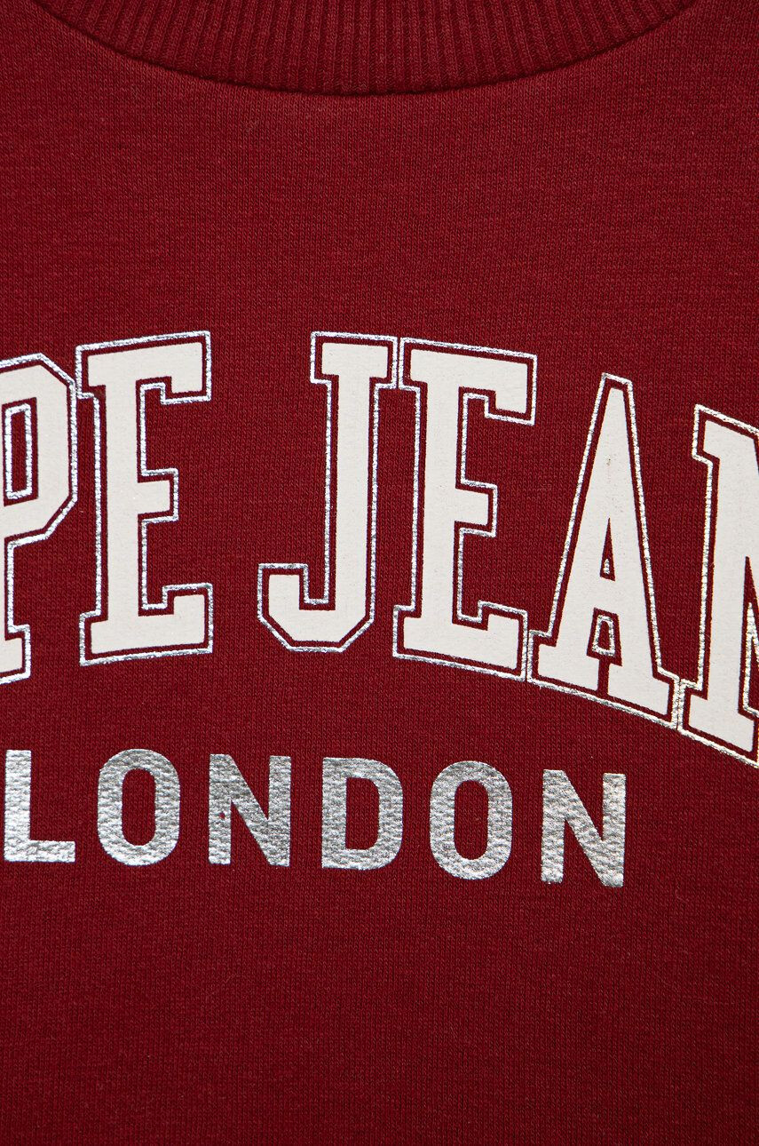 Pepe Jeans Otroška mikica rdeča barva - Pepit.si