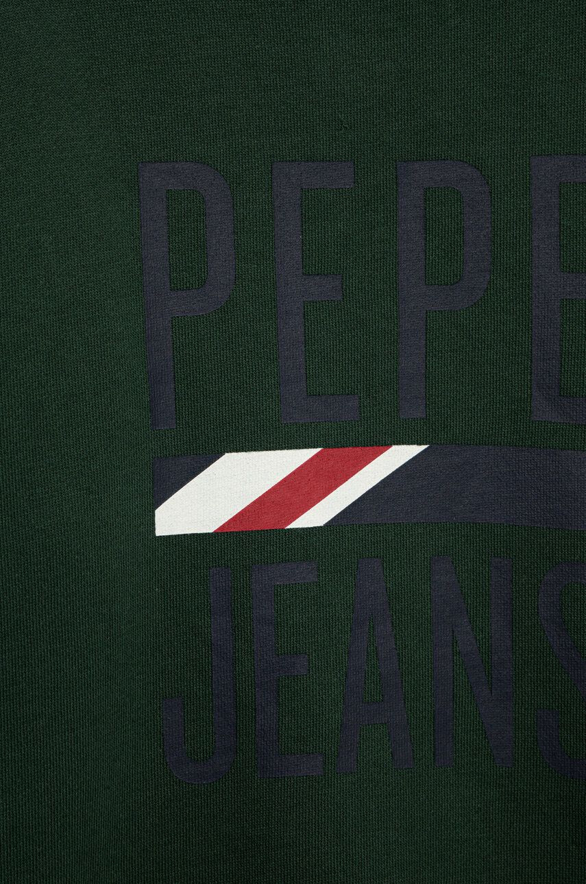 Pepe Jeans Otroška mikica zelena barva - Pepit.si