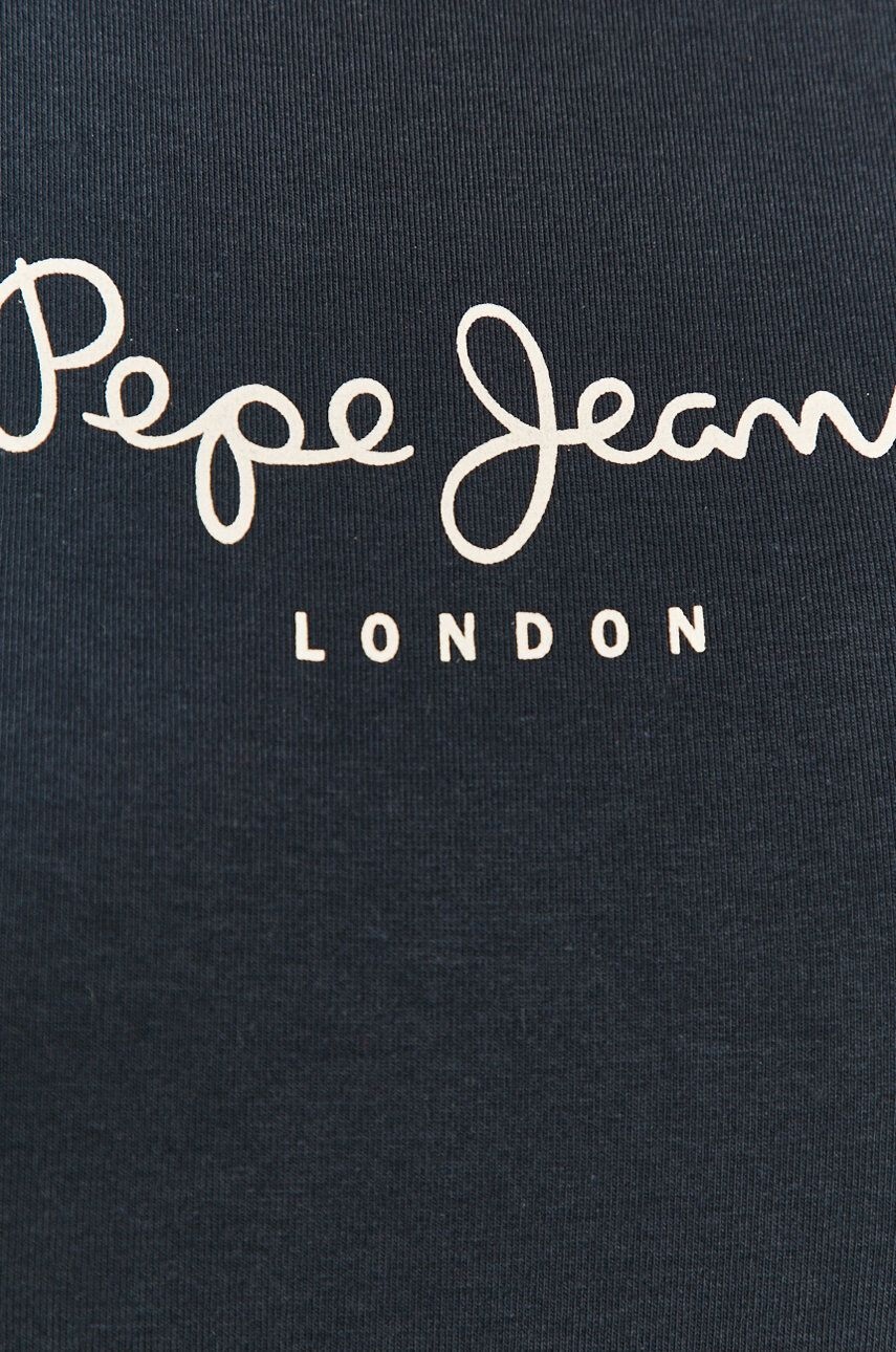 Pepe Jeans Top New Virginia ženski mornarsko modra barva - Pepit.si