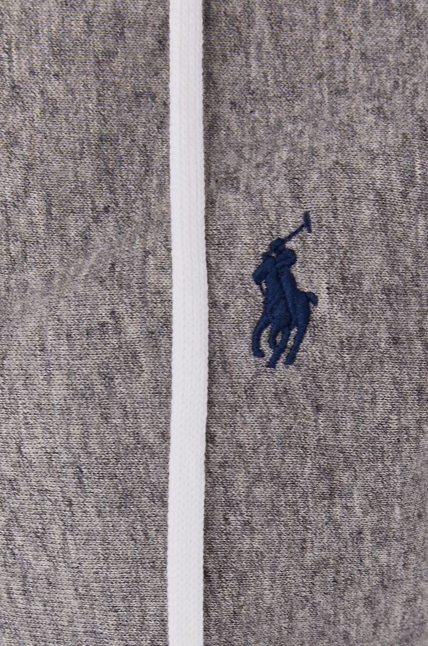 Polo Ralph Lauren Bluza ženska siva barva s kapuco - Pepit.si