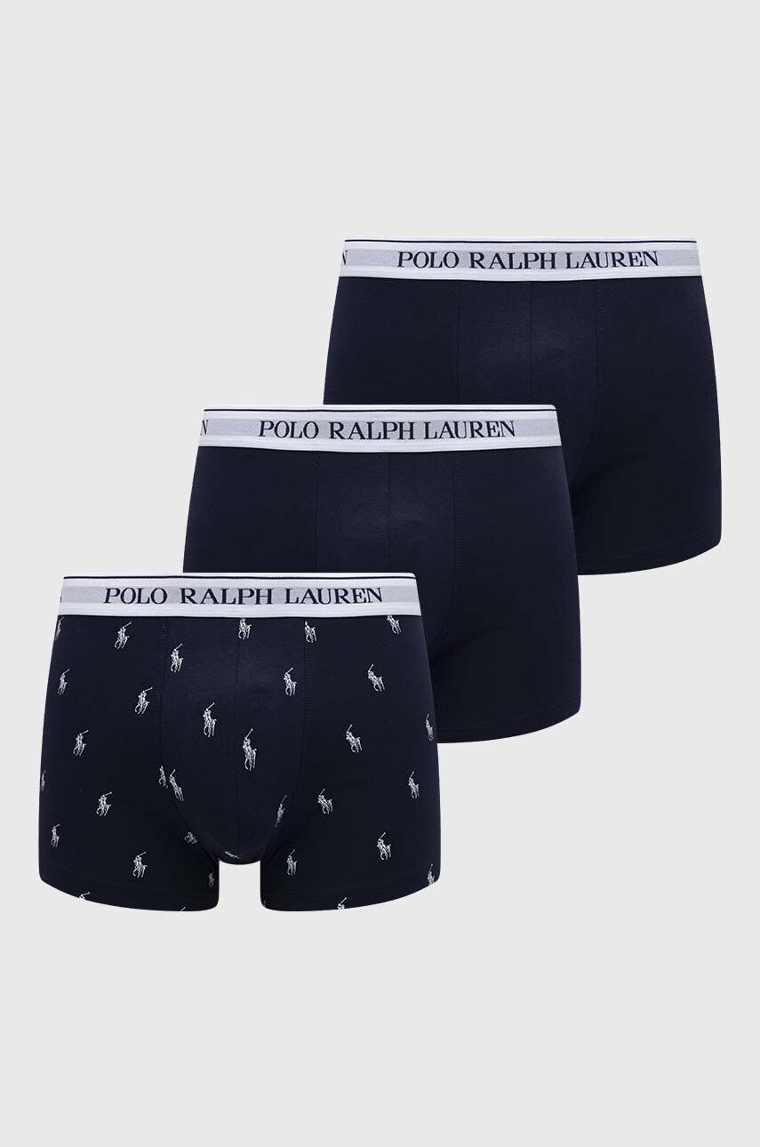 Polo Ralph Lauren Boksarice 3-pack moški mornarsko modra barva - Pepit.si