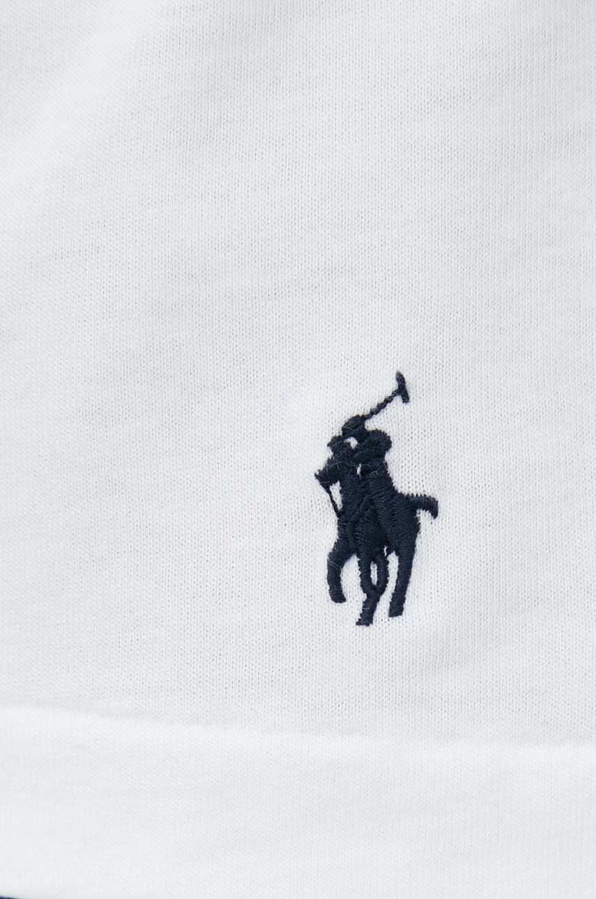 Polo Ralph Lauren Bombažen pižama longsleeve bela barva - Pepit.si