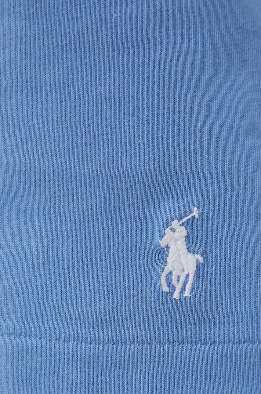 Polo Ralph Lauren Bombažen pižama longsleeve mornarsko modra barva - Pepit.si