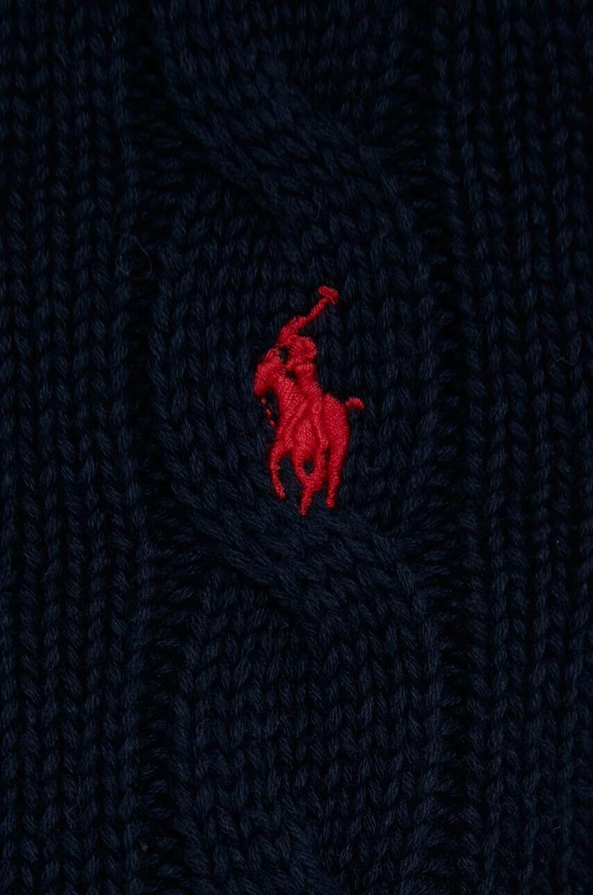 Polo Ralph Lauren Bombažna jopica mornarsko modra barva - Pepit.si