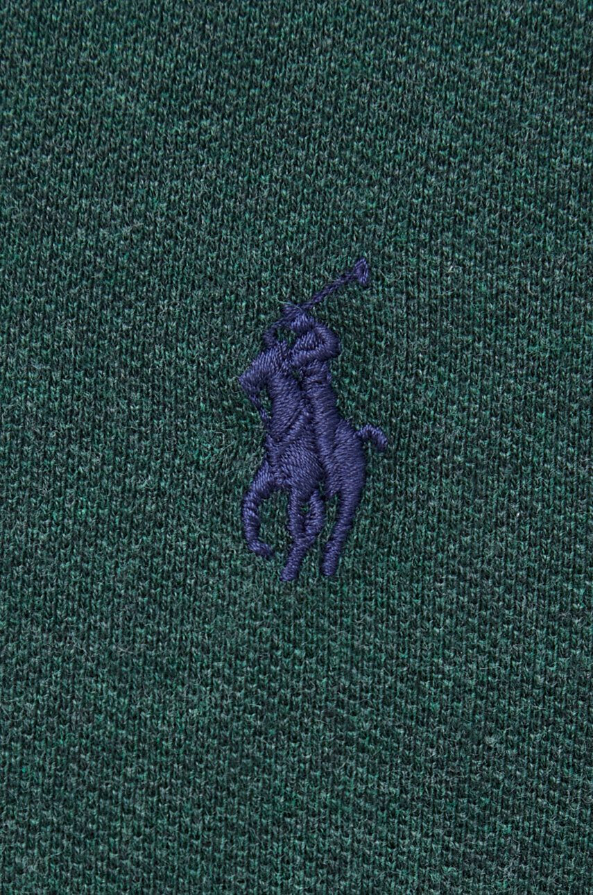 Polo Ralph Lauren Bombažna majica z dolgimi rokavi zelena barva - Pepit.si