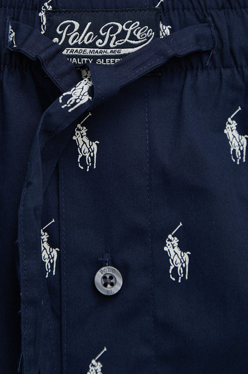 Polo Ralph Lauren Bombažna pižama mornarsko modra barva - Pepit.si