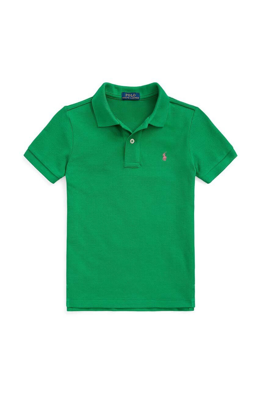 Polo Ralph Lauren Otroška polo zelena barva - Pepit.si