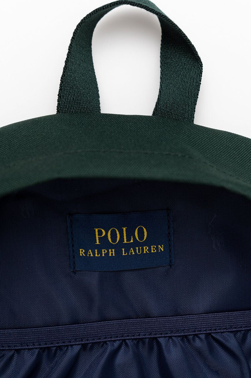 Polo Ralph Lauren Otroški nahrbtnik zelena barva - Pepit.si