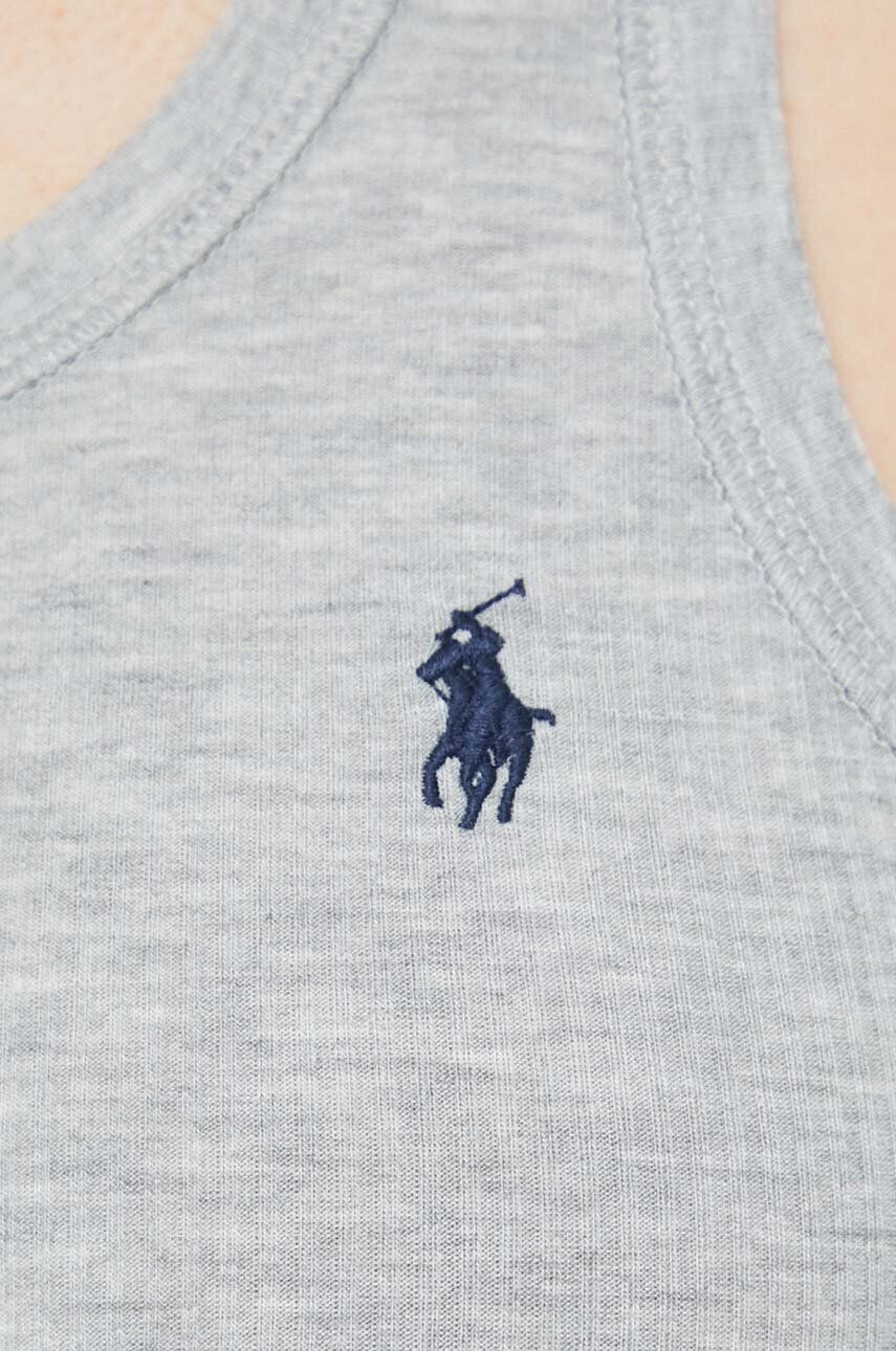 Polo Ralph Lauren Pižama ženska siva barva - Pepit.si