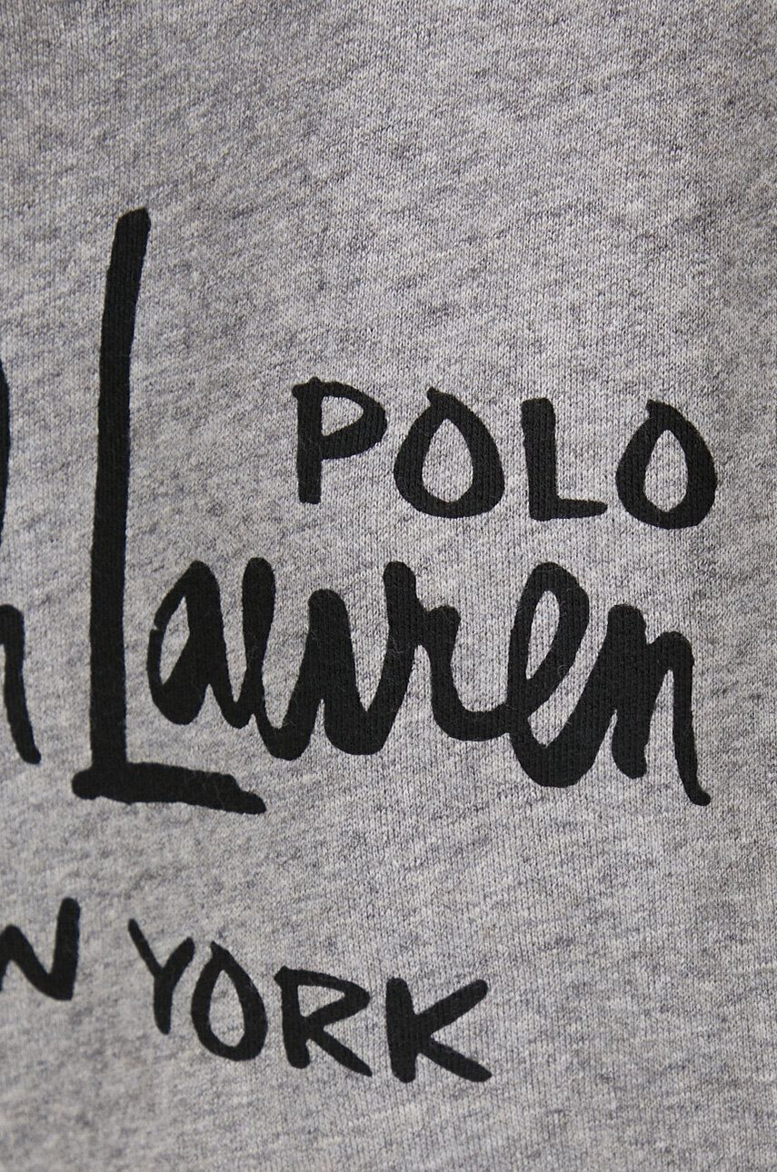 Polo Ralph Lauren Pulover ženska vijolična barva s kapuco - Pepit.si