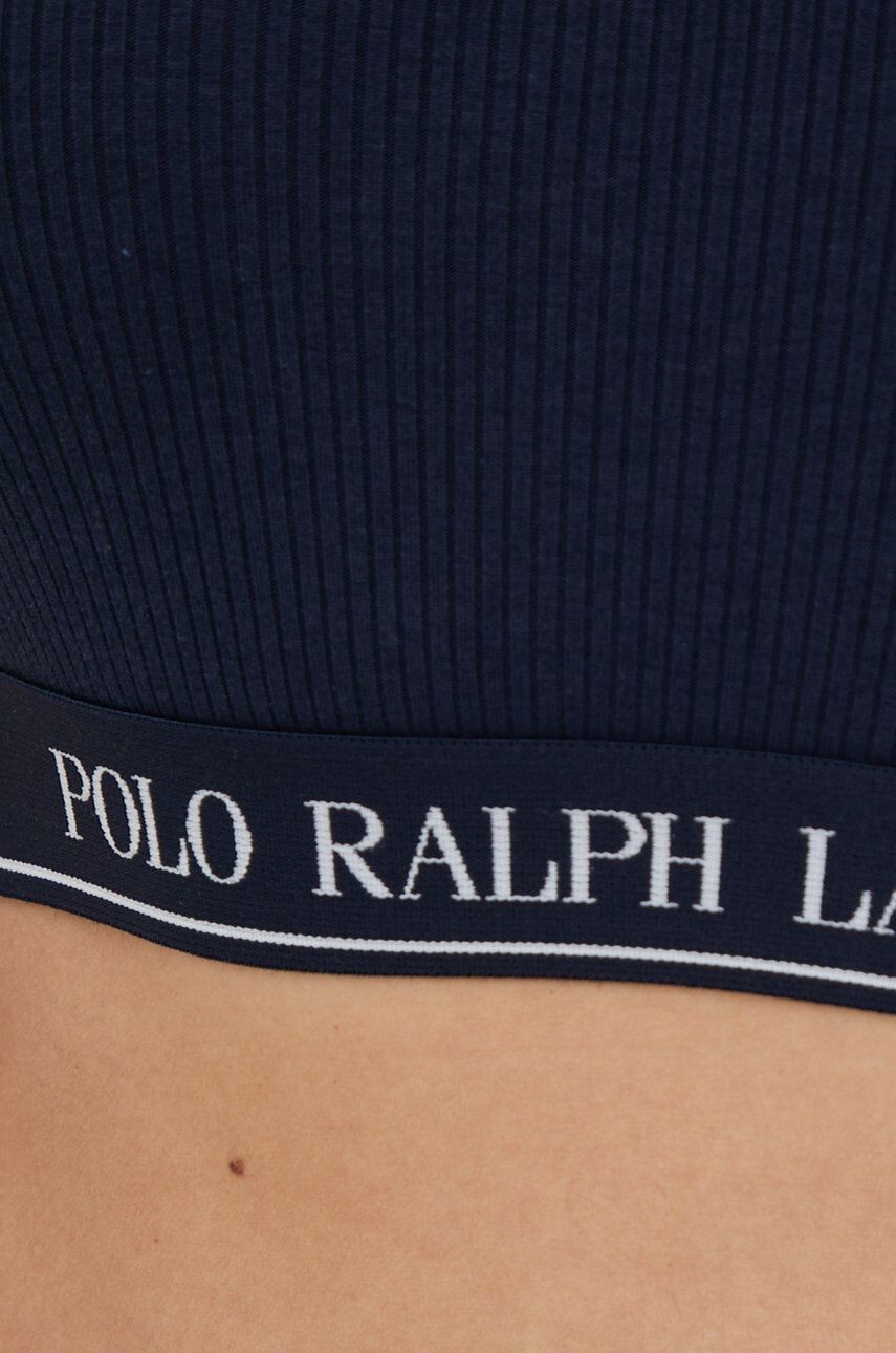 Polo Ralph Lauren Top ženski mornarsko modra barva - Pepit.si