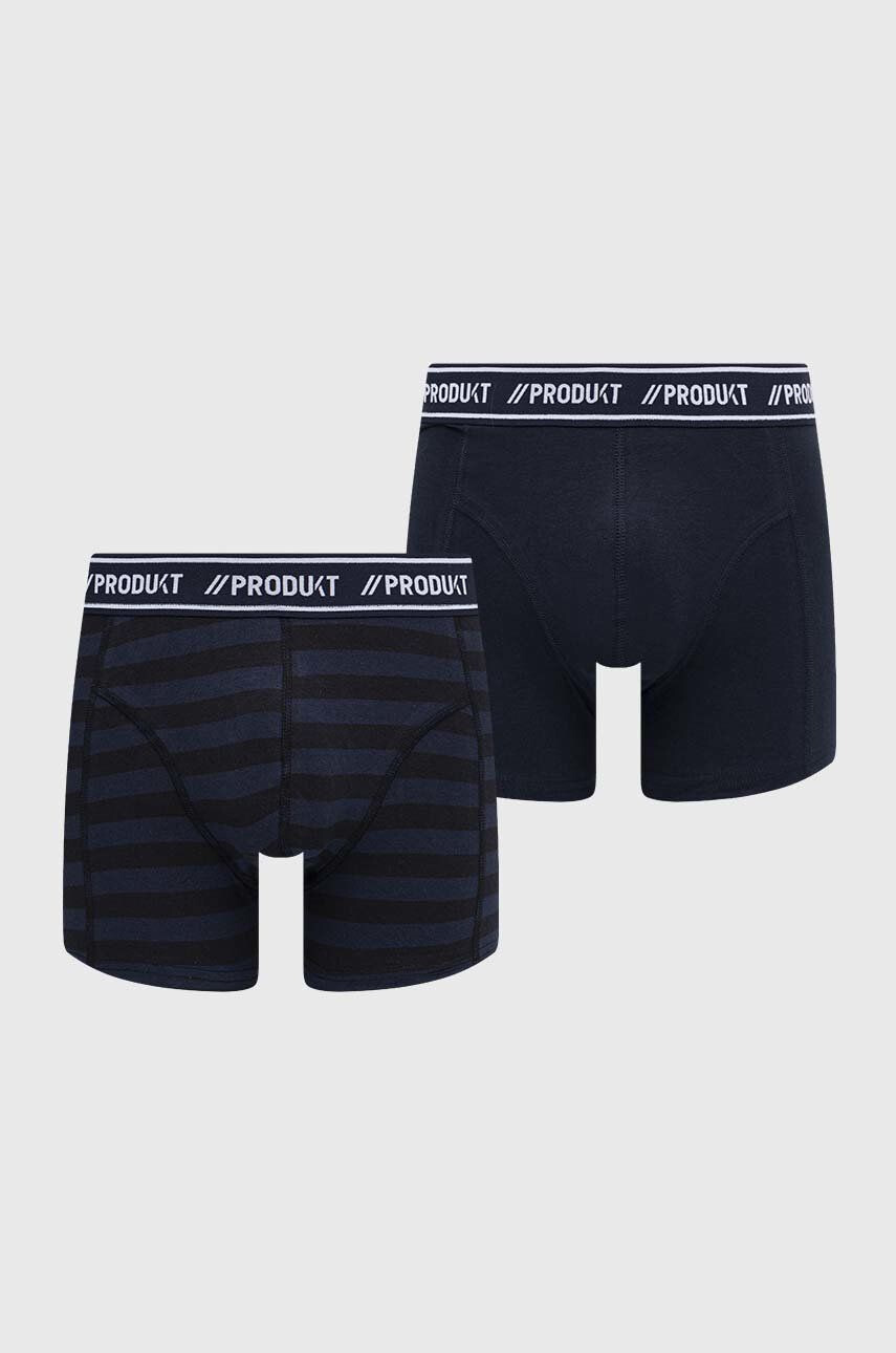 Produkt by Jack & Jones Boksarice 2-pack moški mornarsko modra barva - Pepit.si