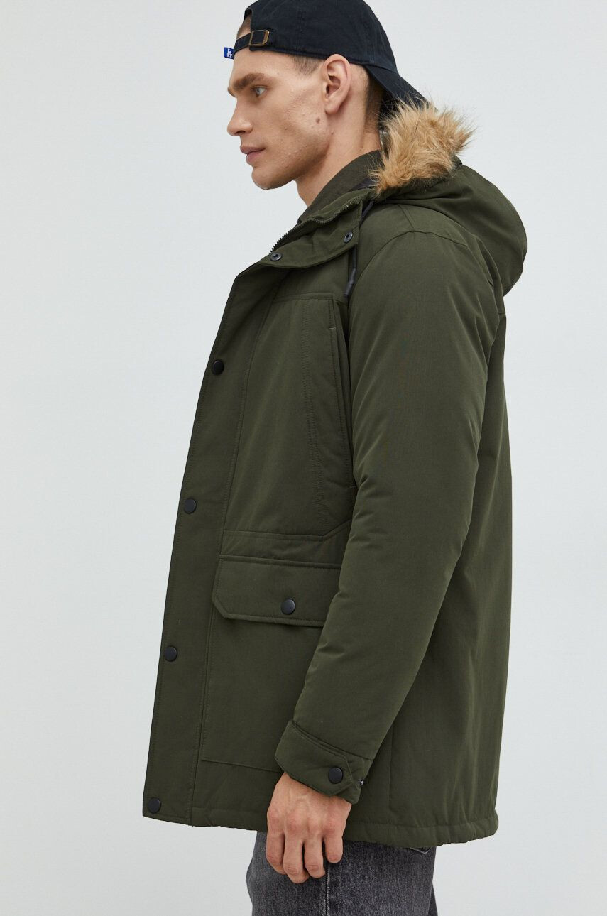 Produkt by Jack & Jones Parka moška zelena barva - Pepit.si