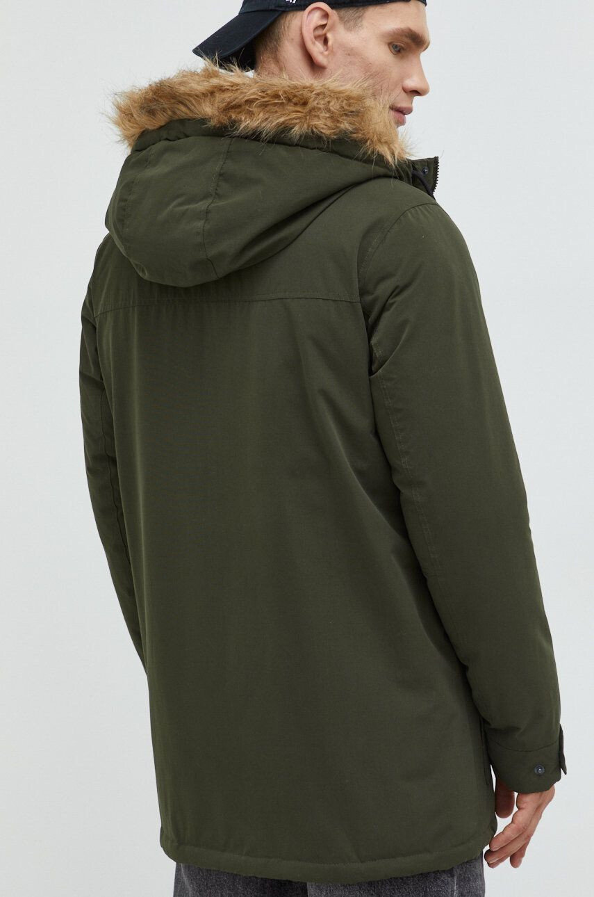 Produkt by Jack & Jones Parka moška zelena barva - Pepit.si