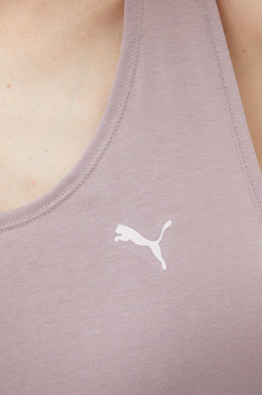 Puma Top za vadbo Studio Foundation vijolična barva - Pepit.si