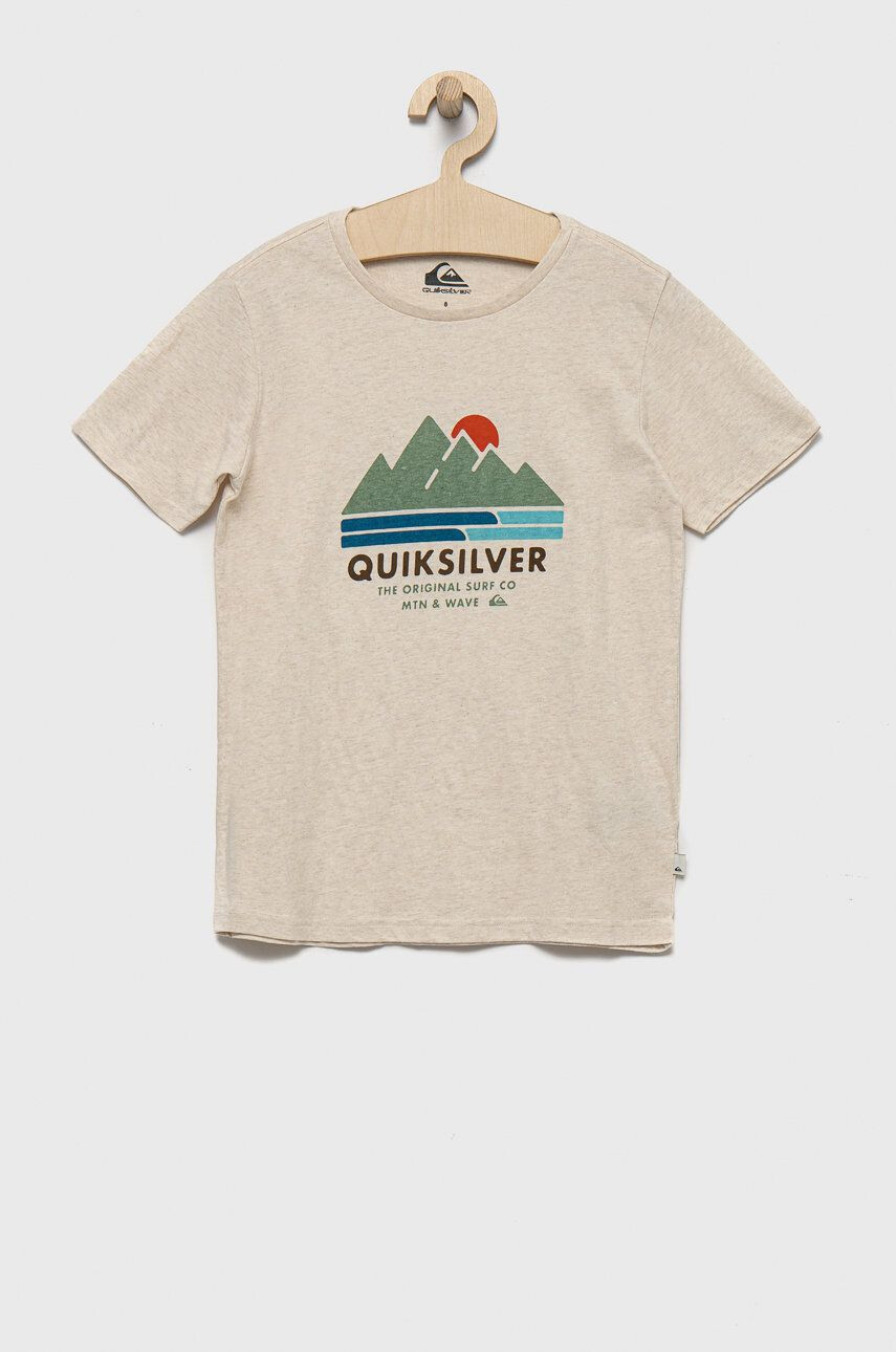 Quiksilver Otroška bombažna kratka majica - Pepit.si