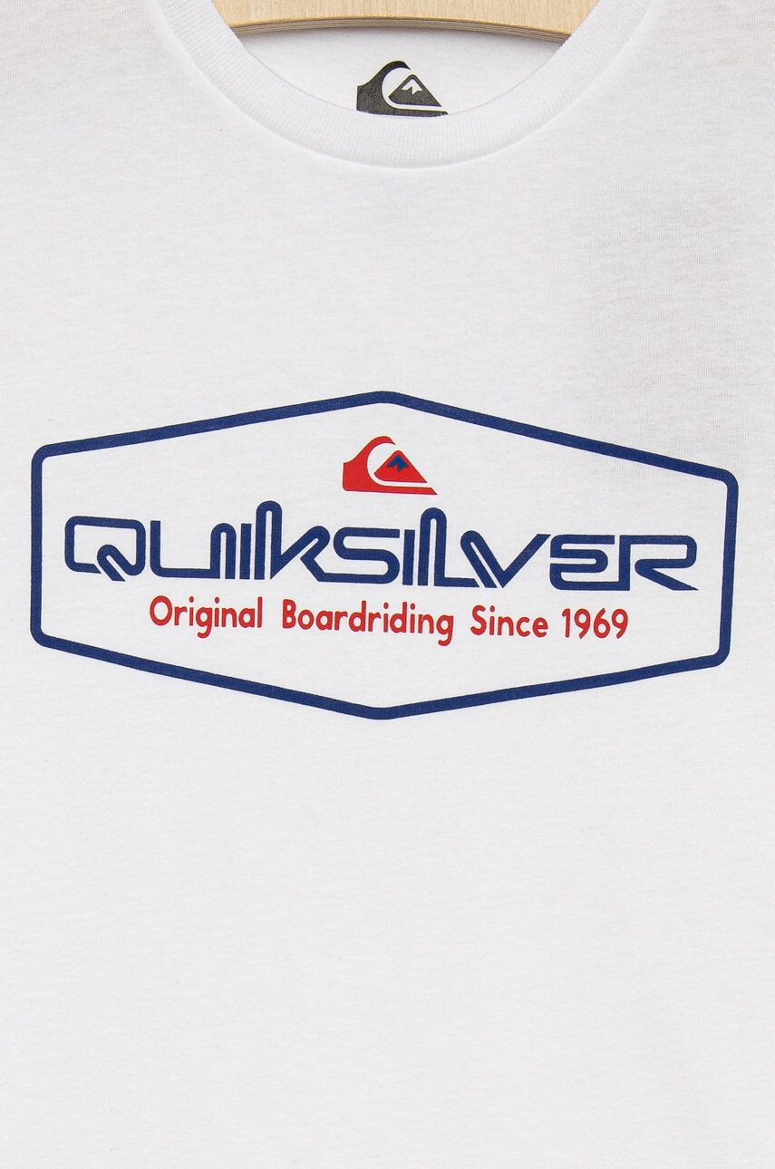 Quiksilver Otroška bombažna kratka majica - Pepit.si