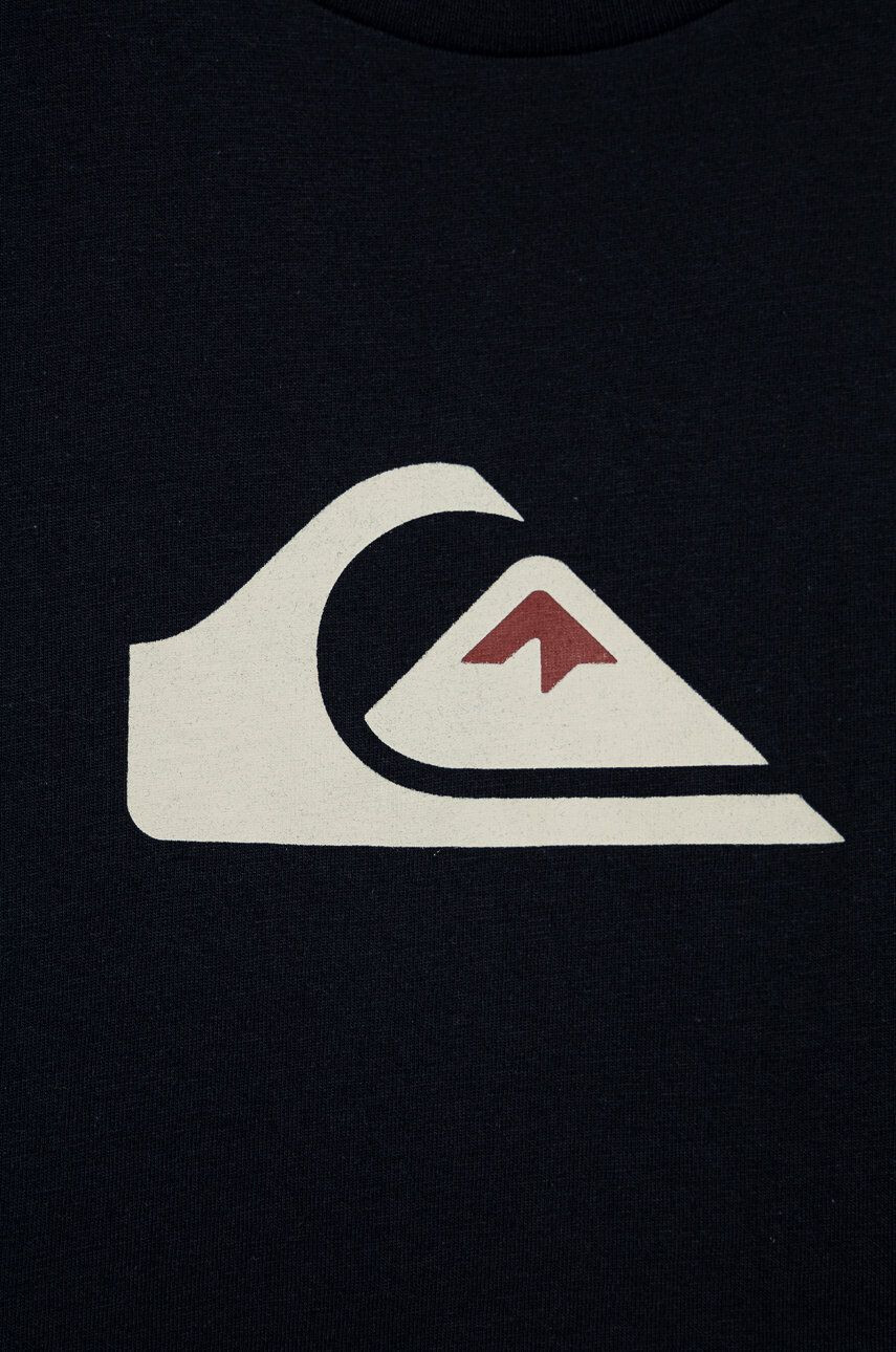 Quiksilver Otroški bombažen t-shirt mornarsko modra barva - Pepit.si