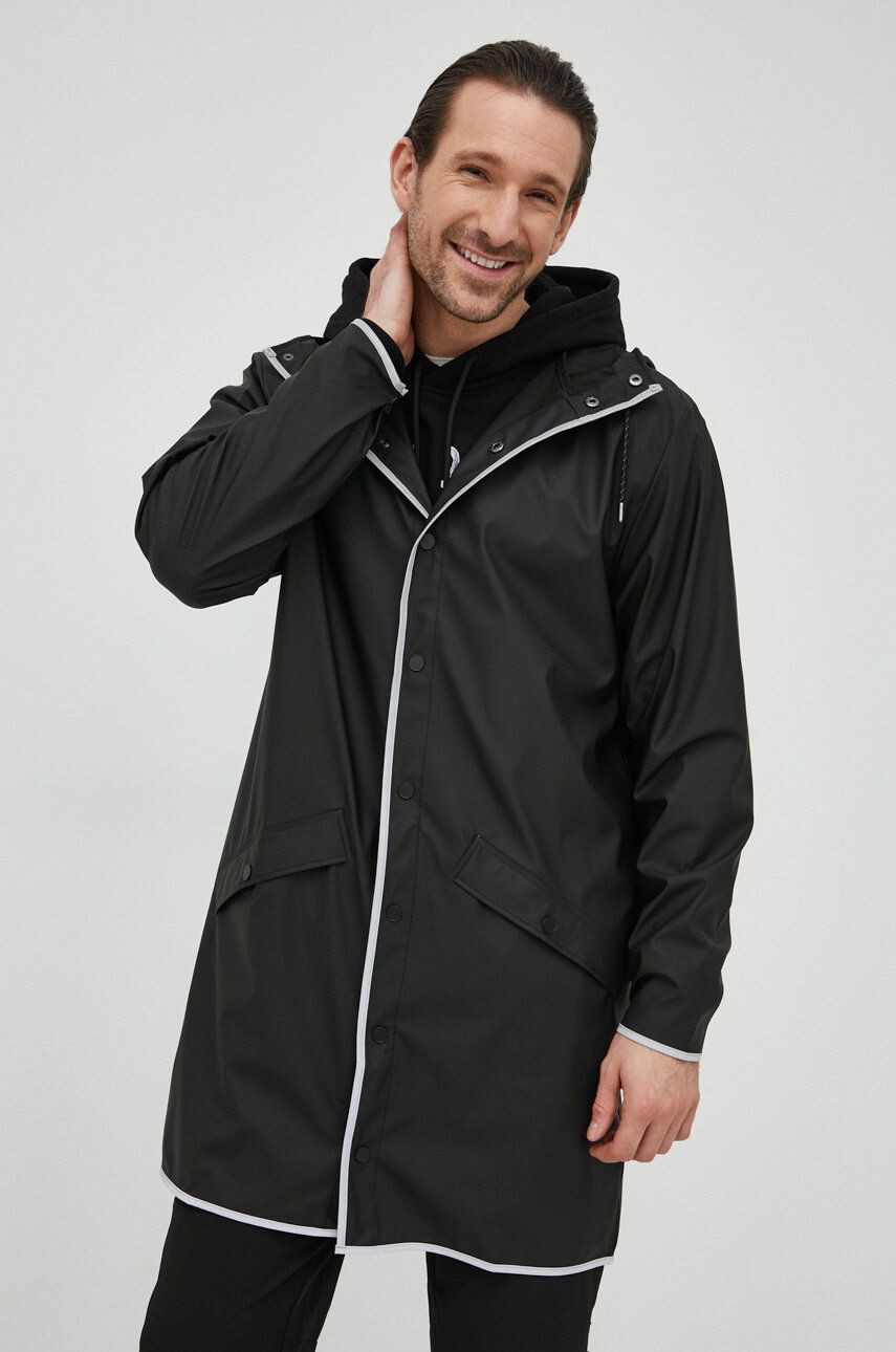 Rains Jakna 18540 Long Jacket Reflective - Pepit.si