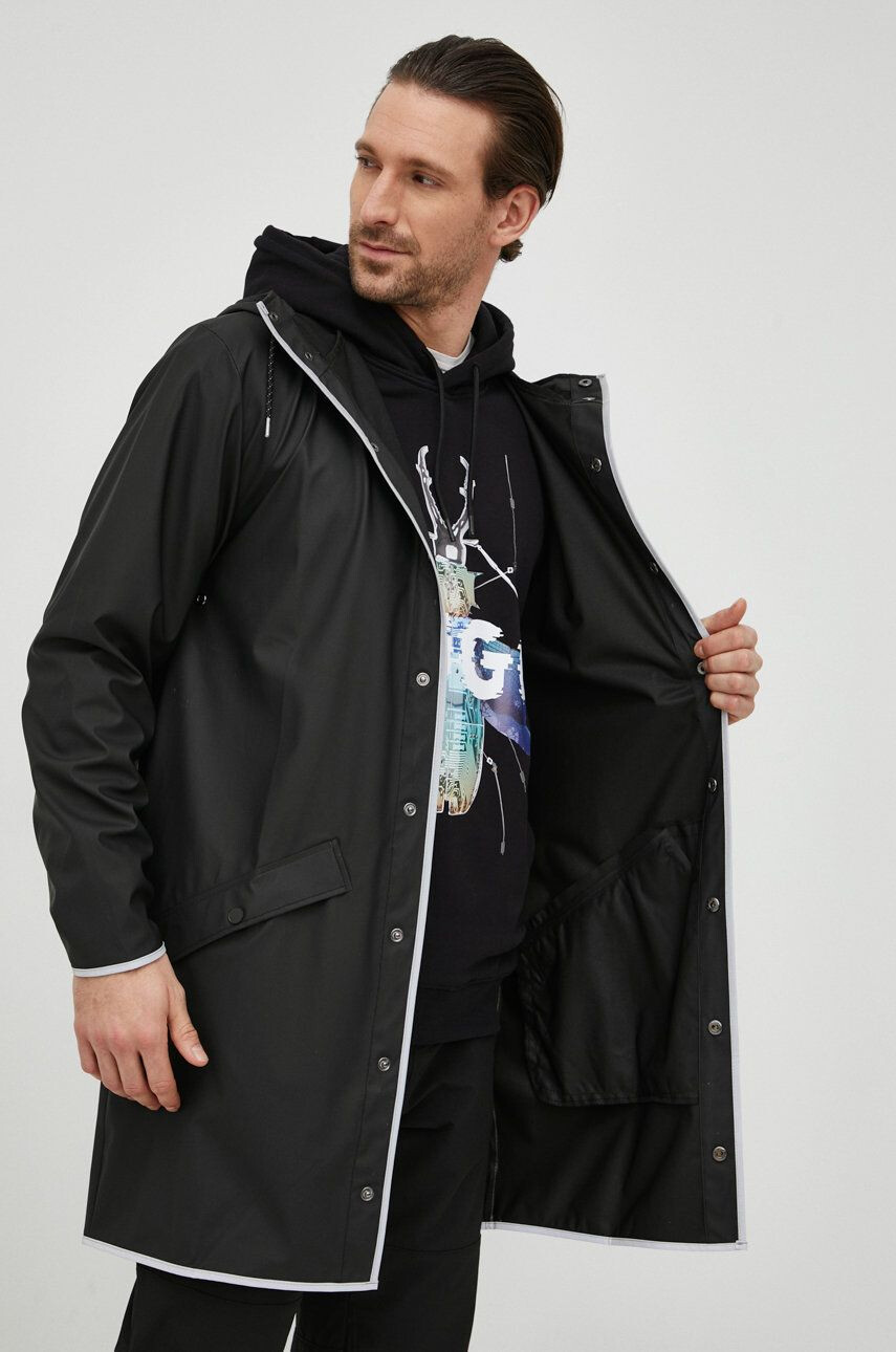 Rains Jakna 18540 Long Jacket Reflective - Pepit.si