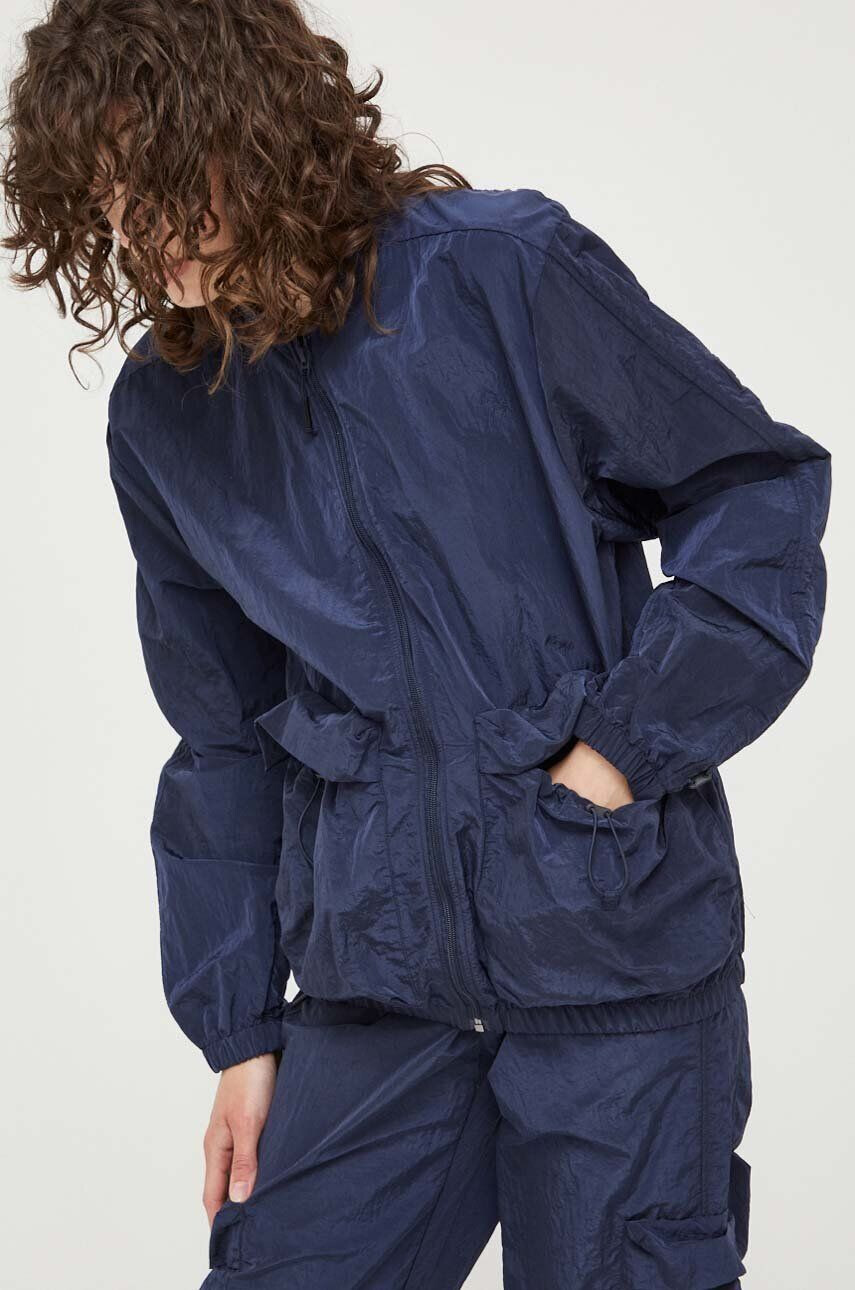 Rains Jakna 18960 Bomber Jacket mornarsko modra barva - Pepit.si