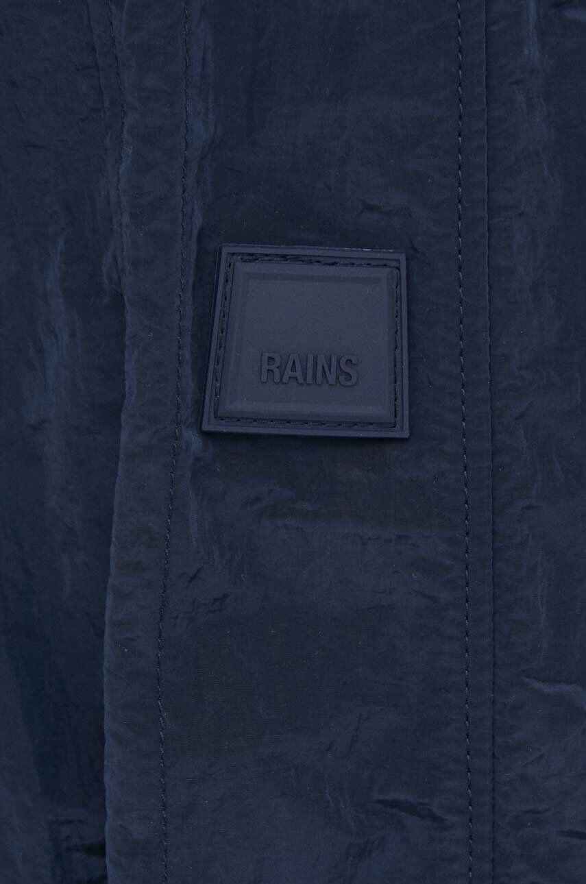 Rains Jakna 18960 Bomber Jacket mornarsko modra barva - Pepit.si