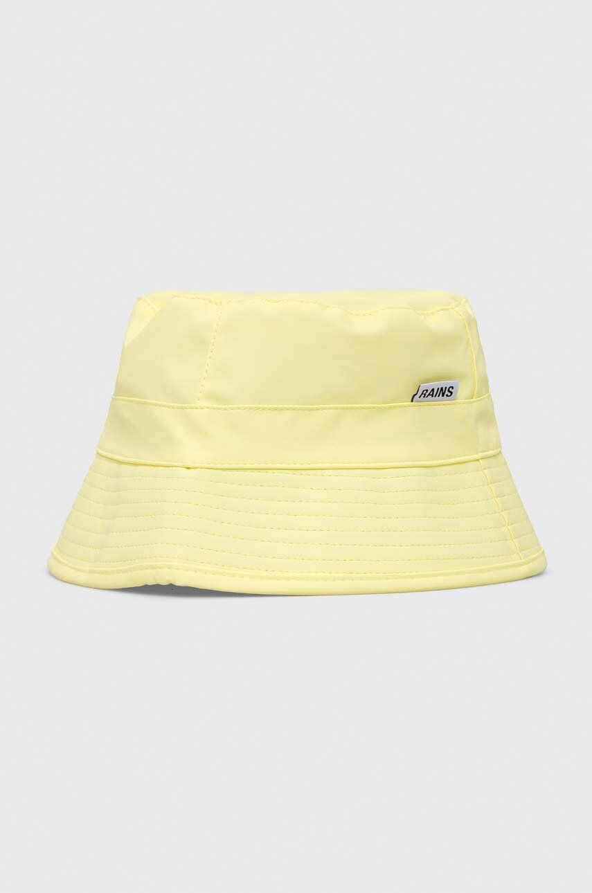 Rains Klobuk 20010 Bucket Hat rumena barva - Pepit.si