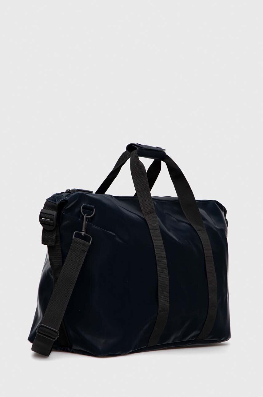 Rains Torba 13200 Weekend Bag mornarsko modra barva - Pepit.si