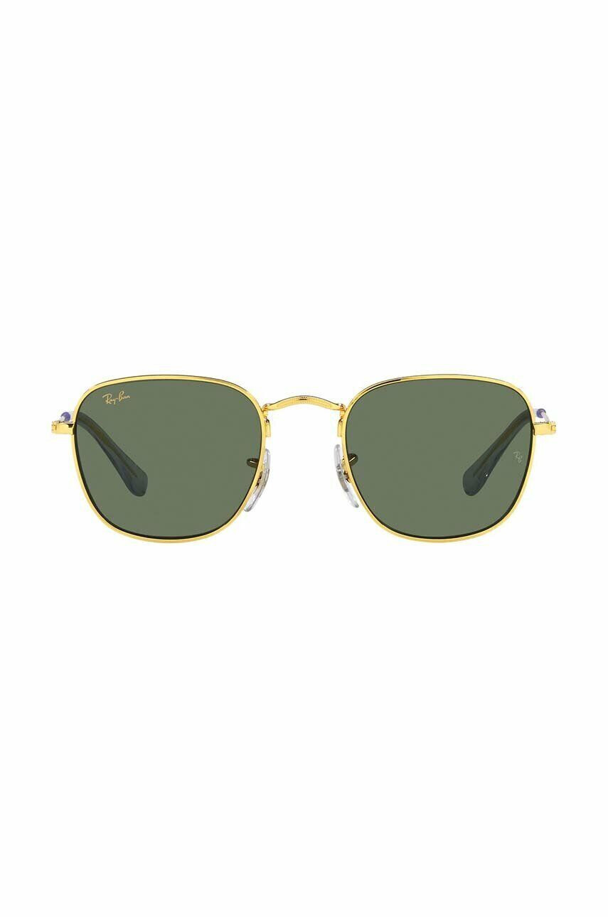 Ray-Ban Otroška sončna očala Frank Kids zelena barva 0RJ9557S - Pepit.si