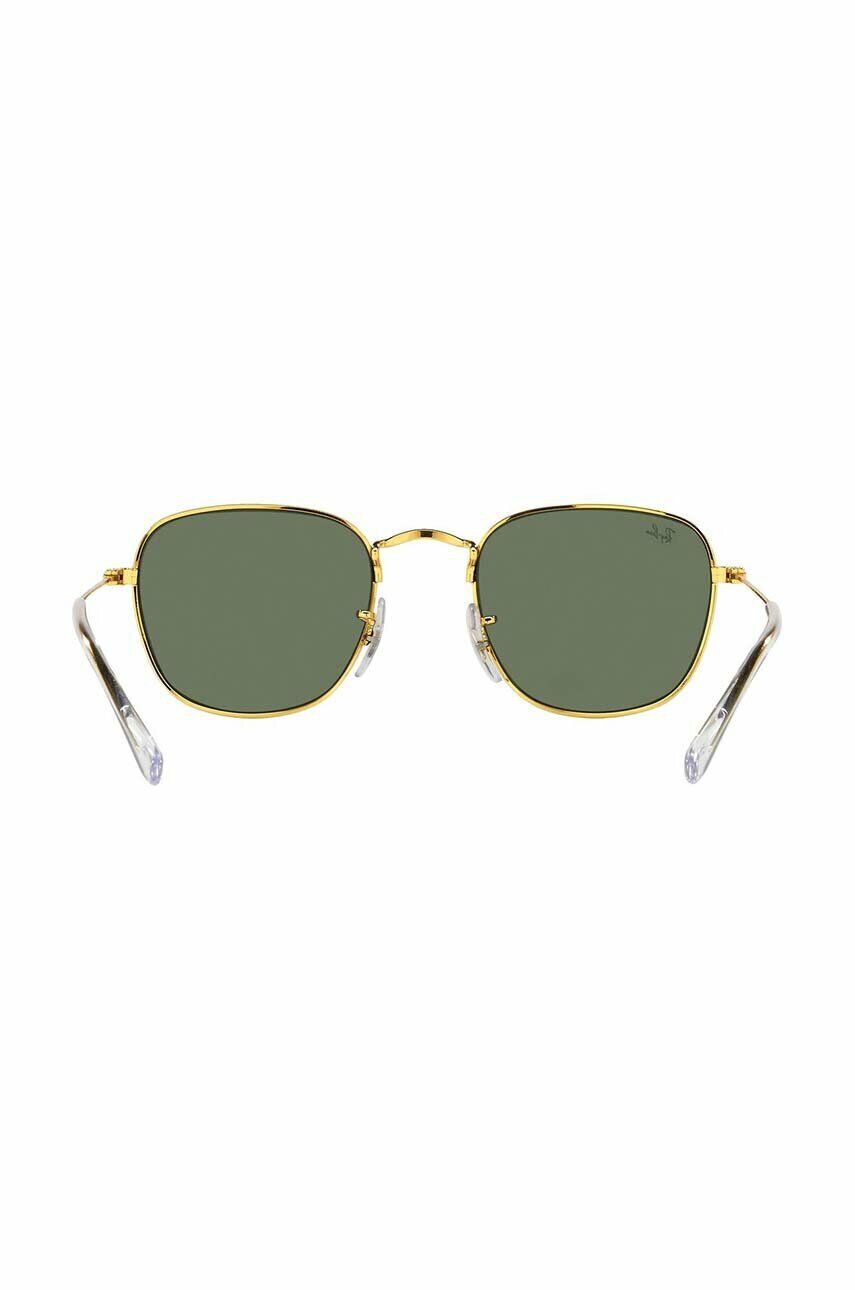 Ray-Ban Otroška sončna očala Frank Kids zelena barva 0RJ9557S - Pepit.si