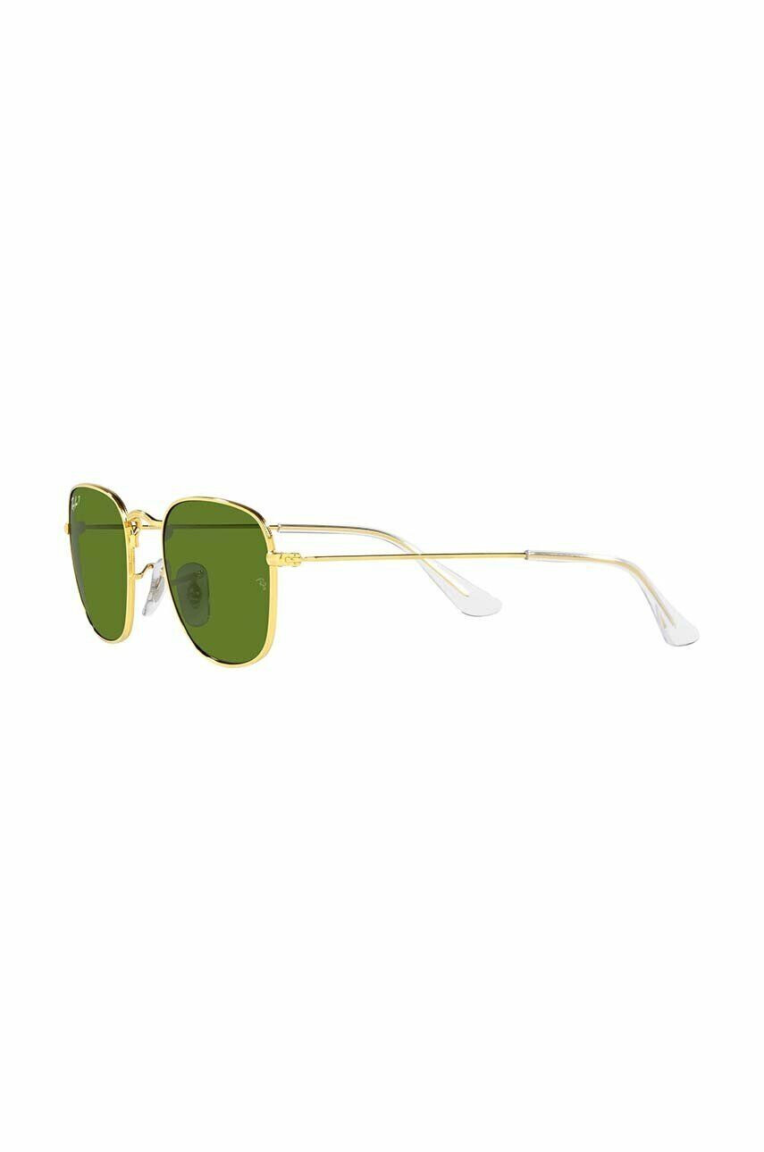 Ray-Ban Otroška sončna očala Frank Kids zelena barva 0RJ9557S-Polarized - Pepit.si