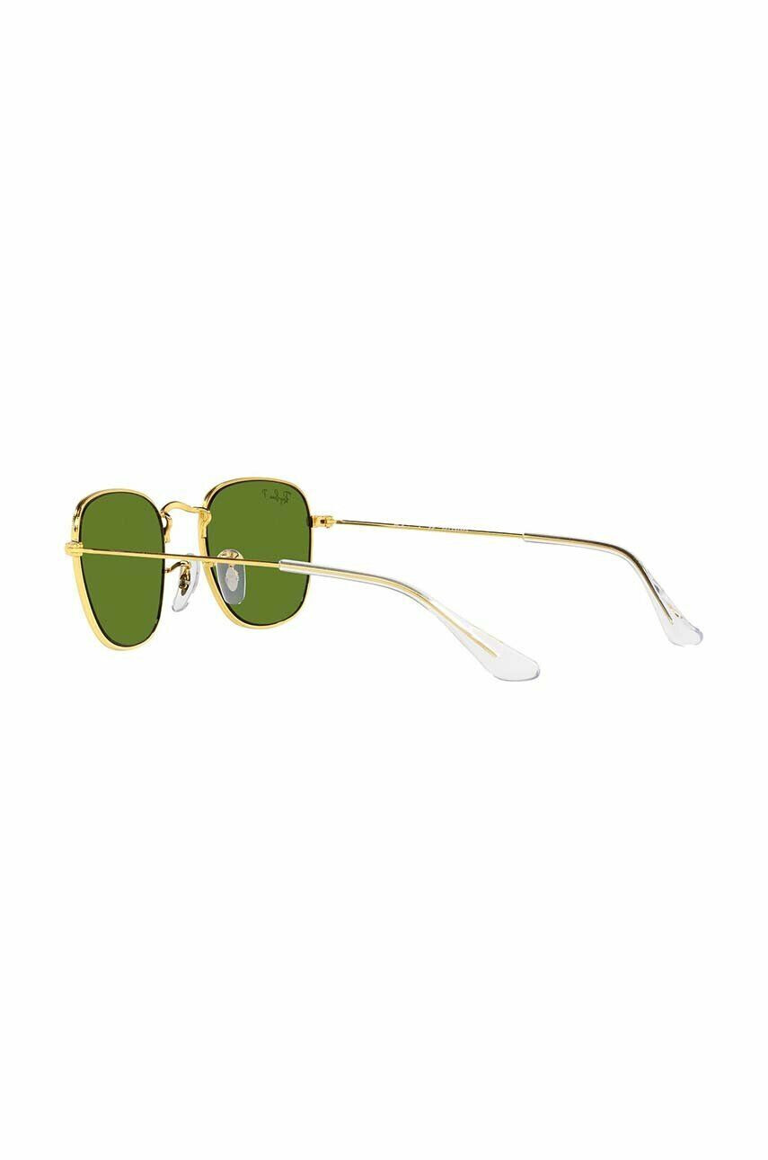 Ray-Ban Otroška sončna očala Frank Kids zelena barva 0RJ9557S-Polarized - Pepit.si