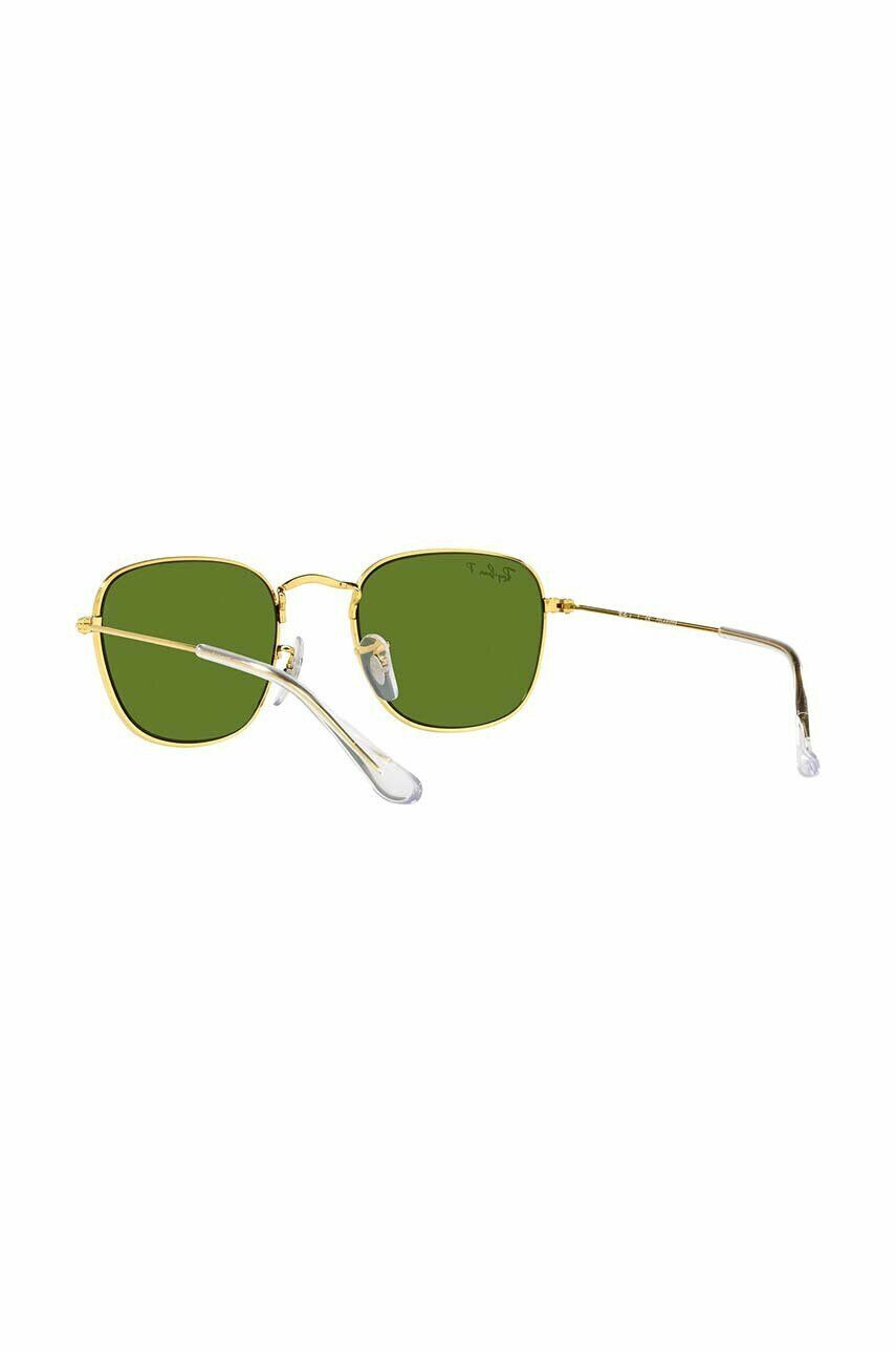 Ray-Ban Otroška sončna očala Frank Kids zelena barva 0RJ9557S-Polarized - Pepit.si