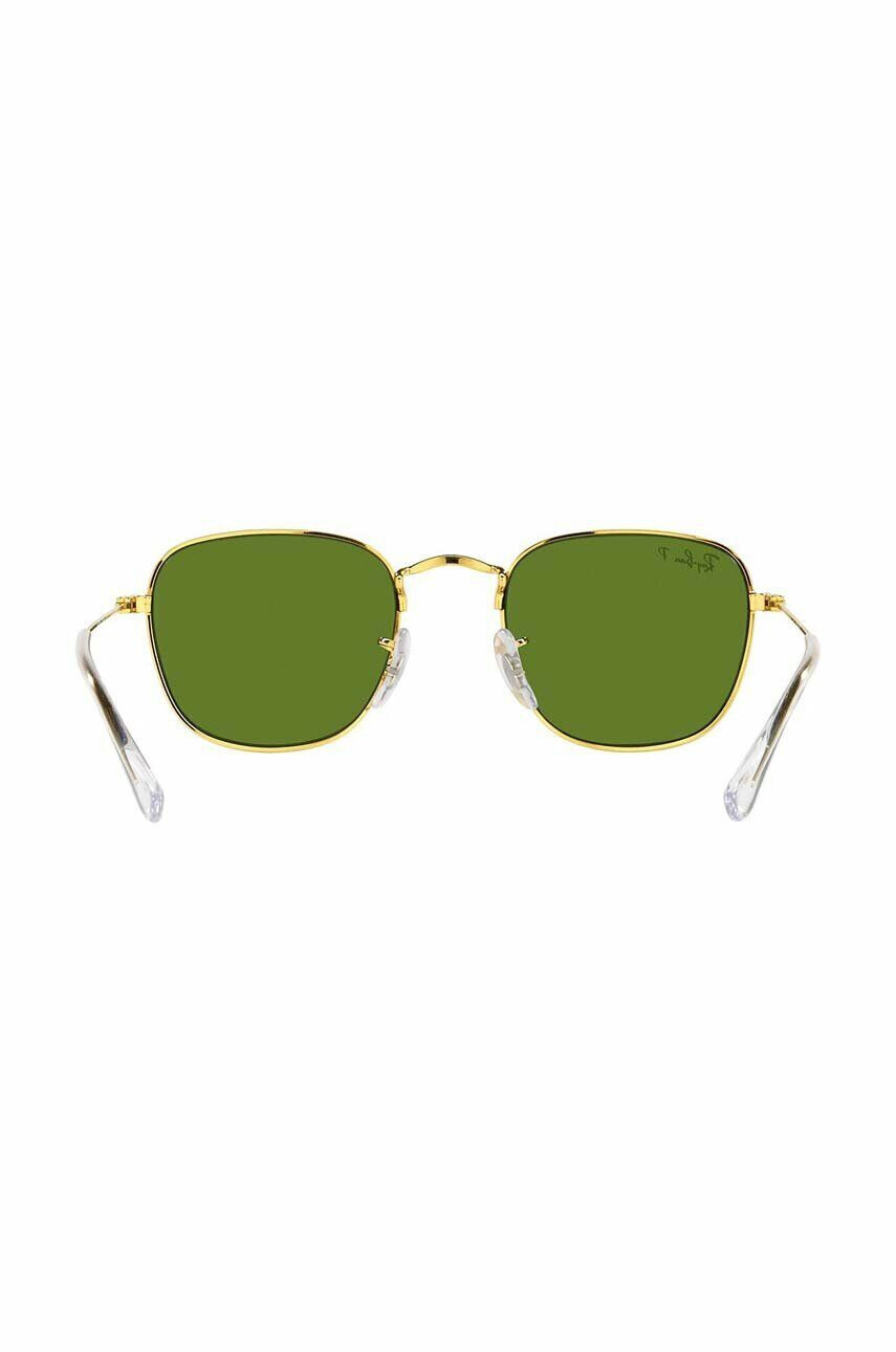 Ray-Ban Otroška sončna očala Frank Kids zelena barva 0RJ9557S-Polarized - Pepit.si