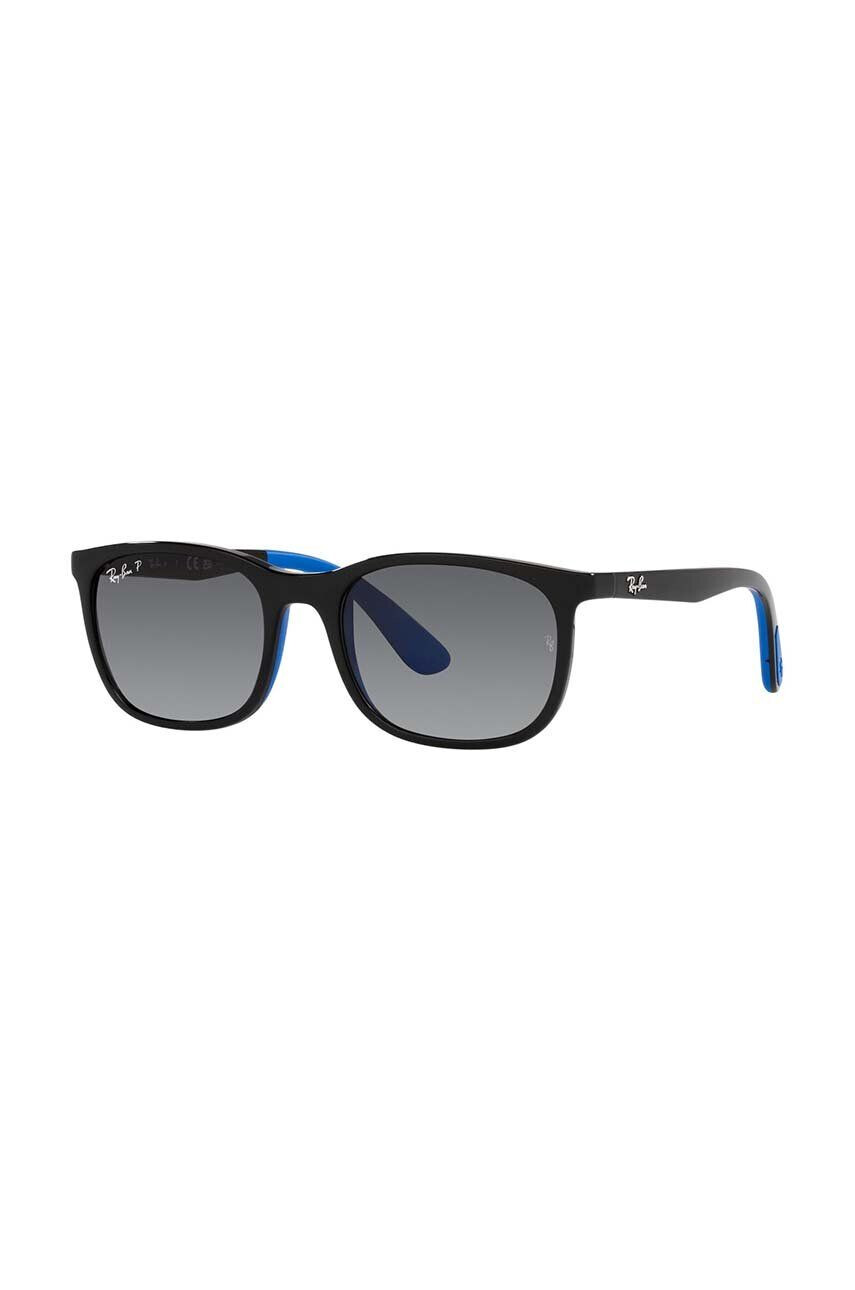 Ray-Ban Otroška sončna očala Junior mornarsko modra barva 0RJ9076S-Polarized - Pepit.si