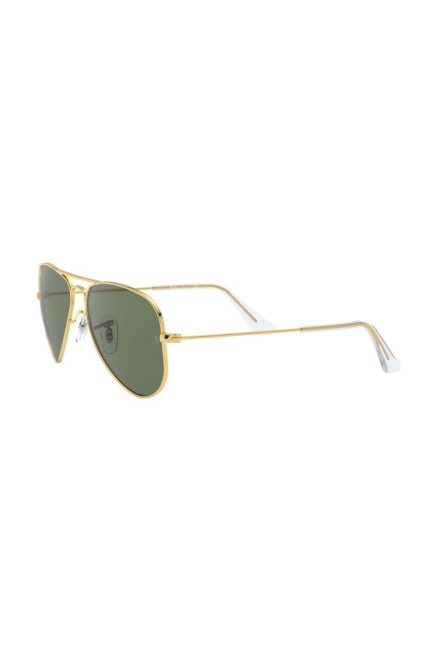 Ray-Ban Otroška sončna očala Junior Aviator zelena barva 0RJ9506S - Pepit.si