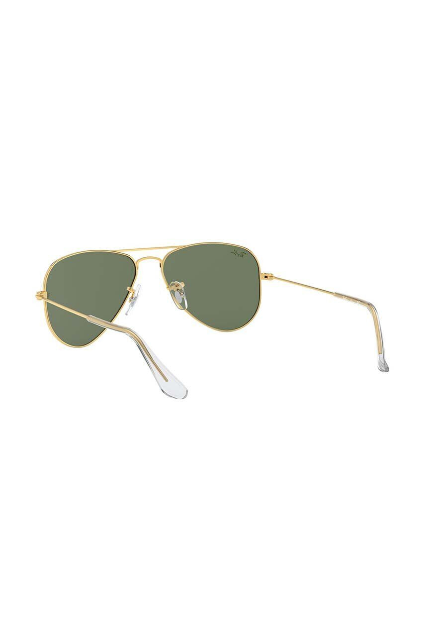 Ray-Ban Otroška sončna očala Junior Aviator zelena barva 0RJ9506S - Pepit.si