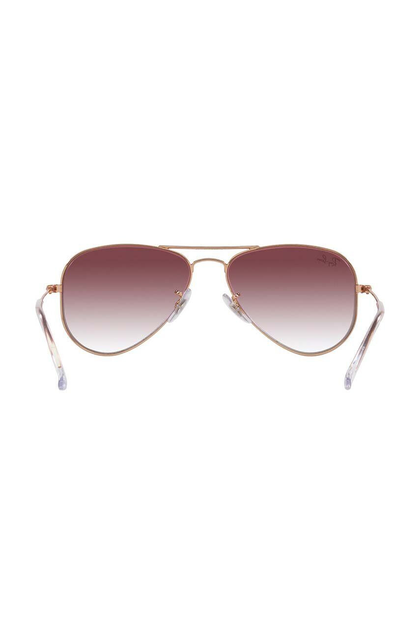 Ray-Ban Otroška sončna očala Junior Aviator roza barva 0RJ9506S - Pepit.si