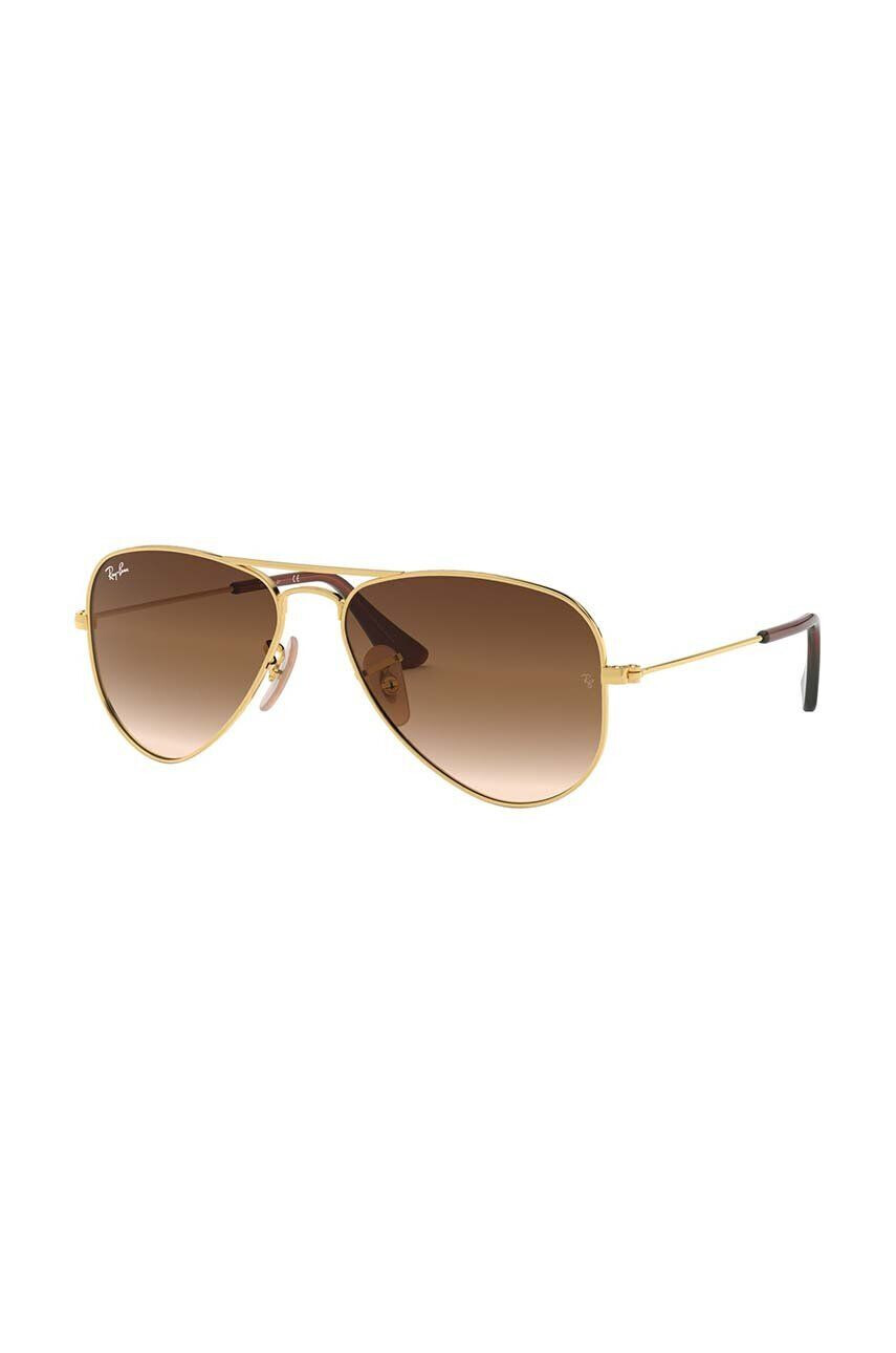 Ray-Ban Otroška sončna očala Junior Aviator rjava barva 0RJ9506S - Pepit.si