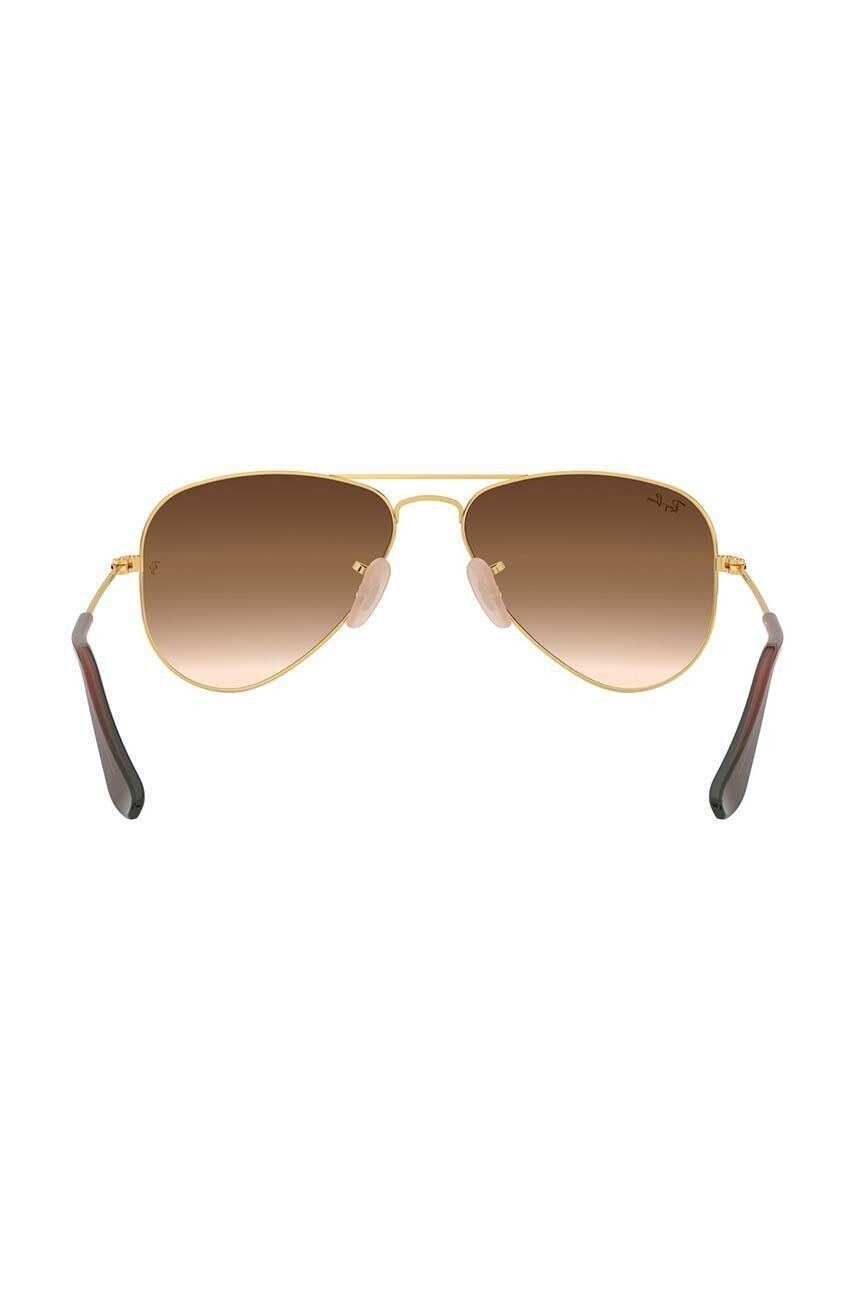 Ray-Ban Otroška sončna očala Junior Aviator rjava barva 0RJ9506S - Pepit.si