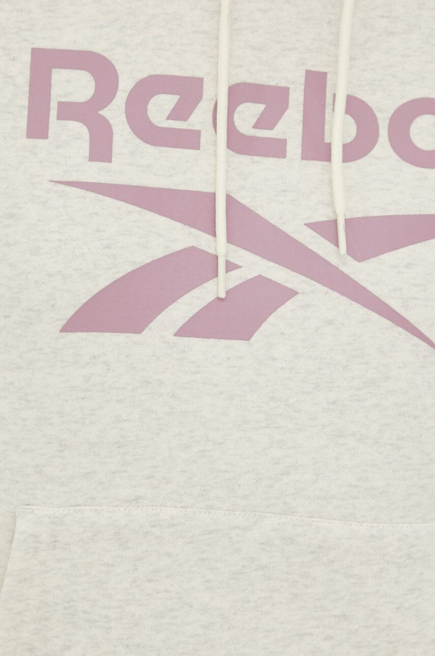 Reebok Bluza ženska siva barva - Pepit.si