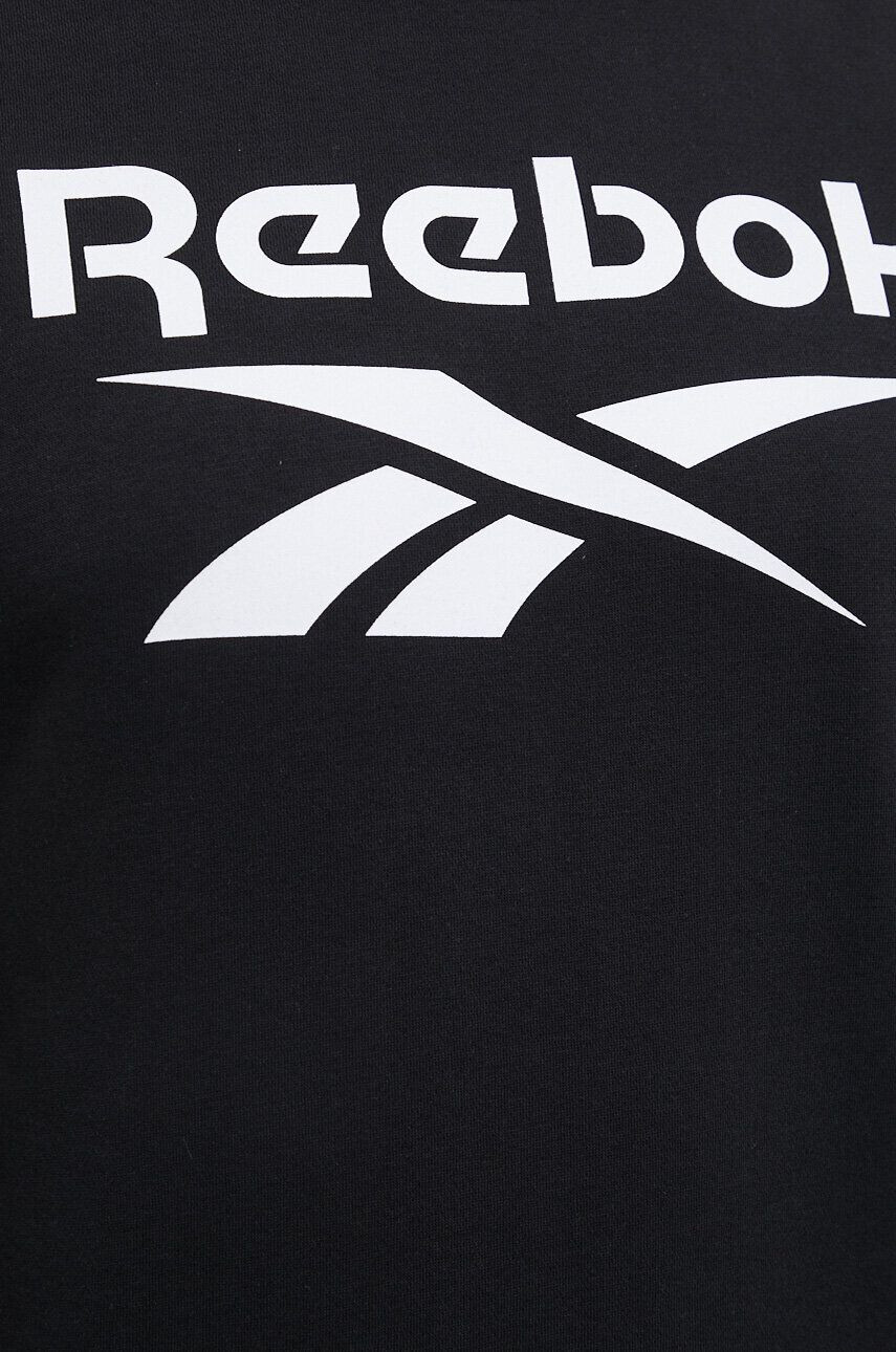 Reebok Bluza ženska črna barva - Pepit.si