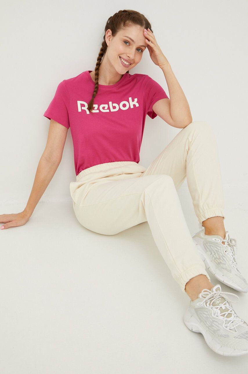 Reebok Bombažna kratka majica - Pepit.si