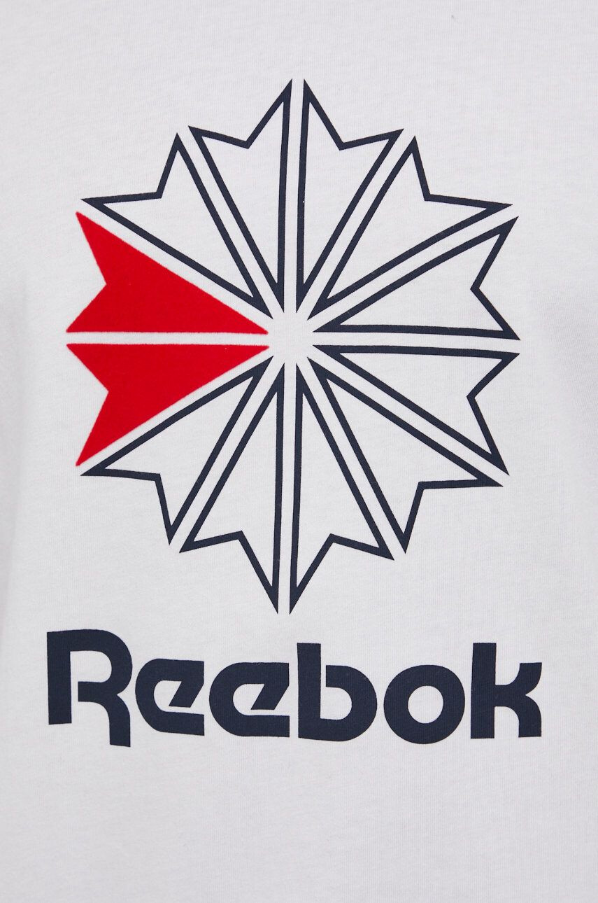 Reebok Classic Bombažen t-shirt bela barva - Pepit.si