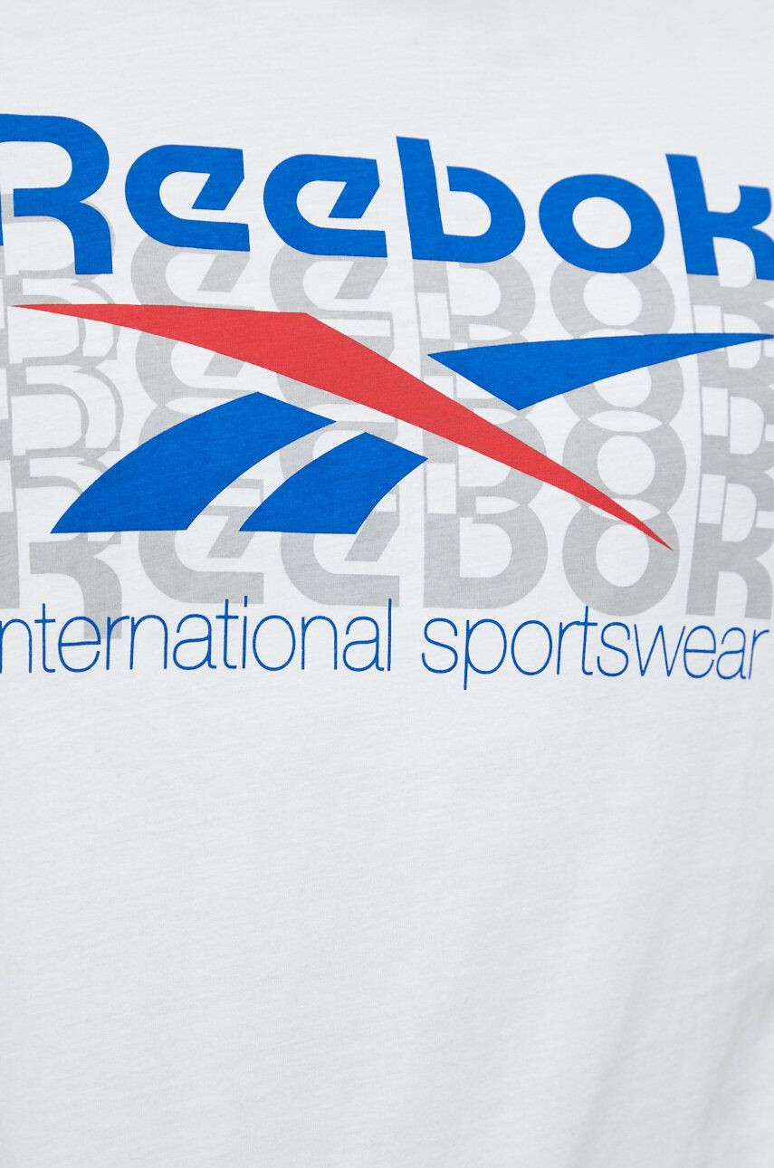 Reebok Classic Bombažna kratka majica črna barva - Pepit.si