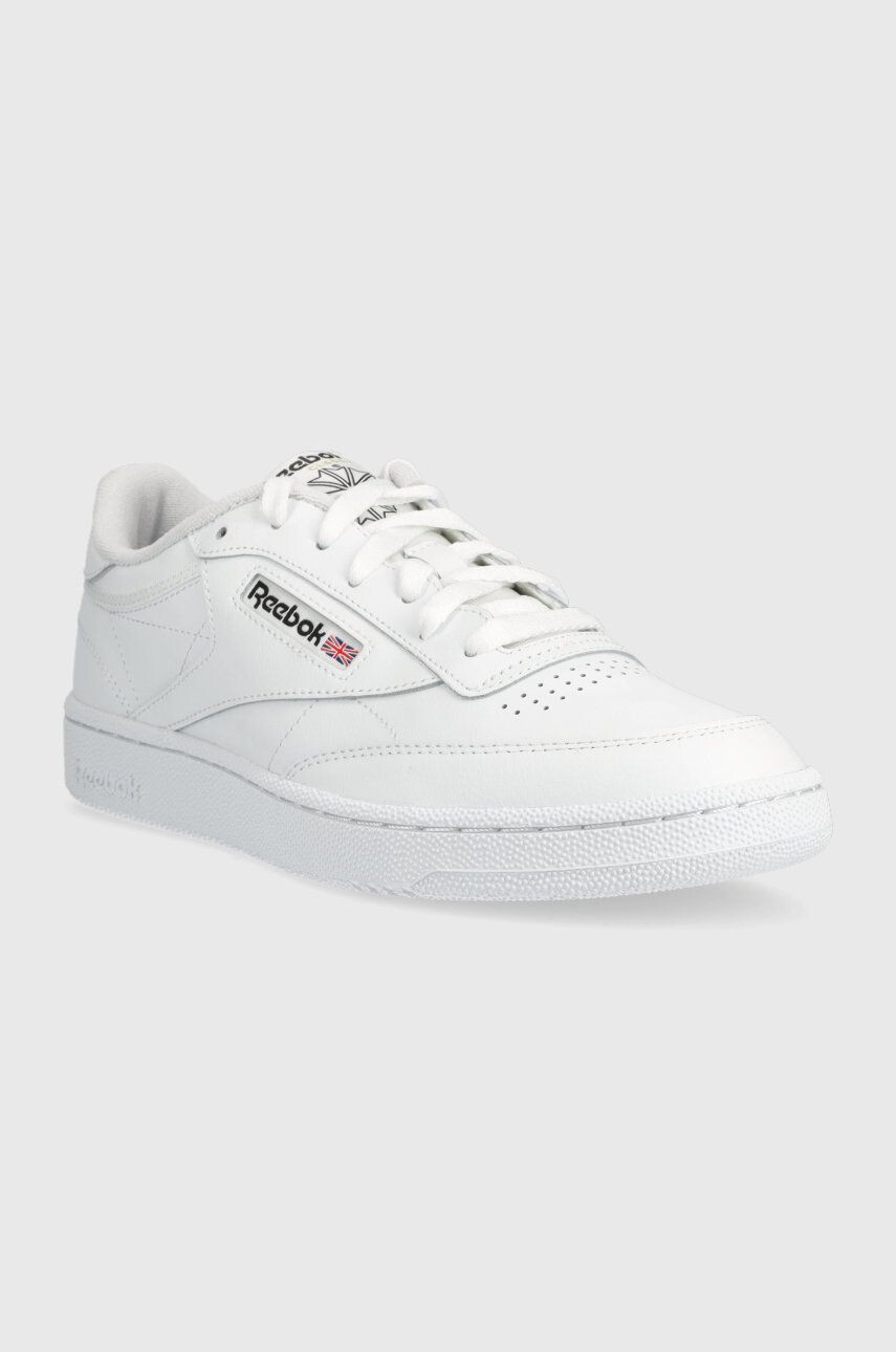 Reebok Classic Usnjene superge CLUB C 85 GZ1605 bela barva - Pepit.si